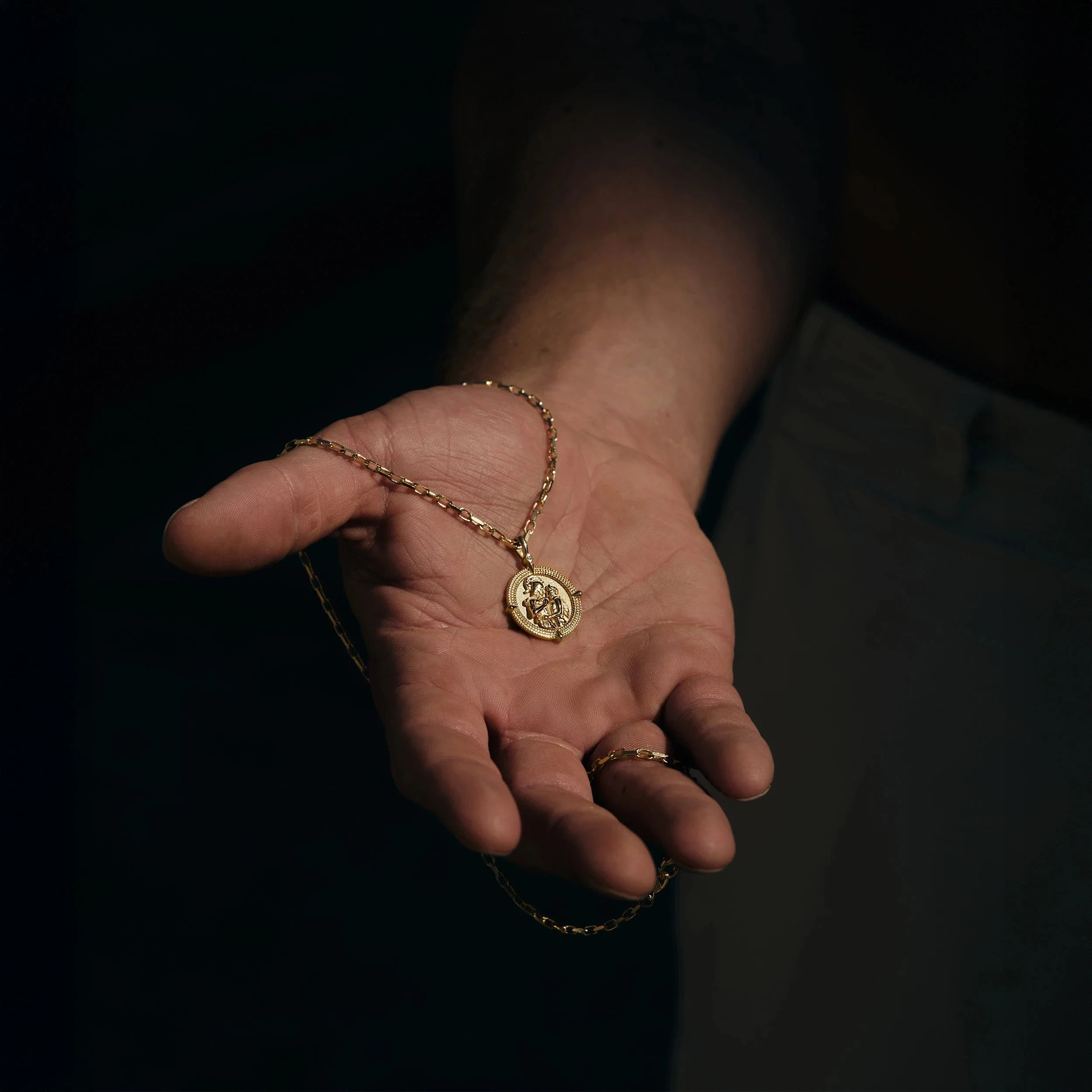 Diamond Achilles & Patroclus Pendant - Image 6