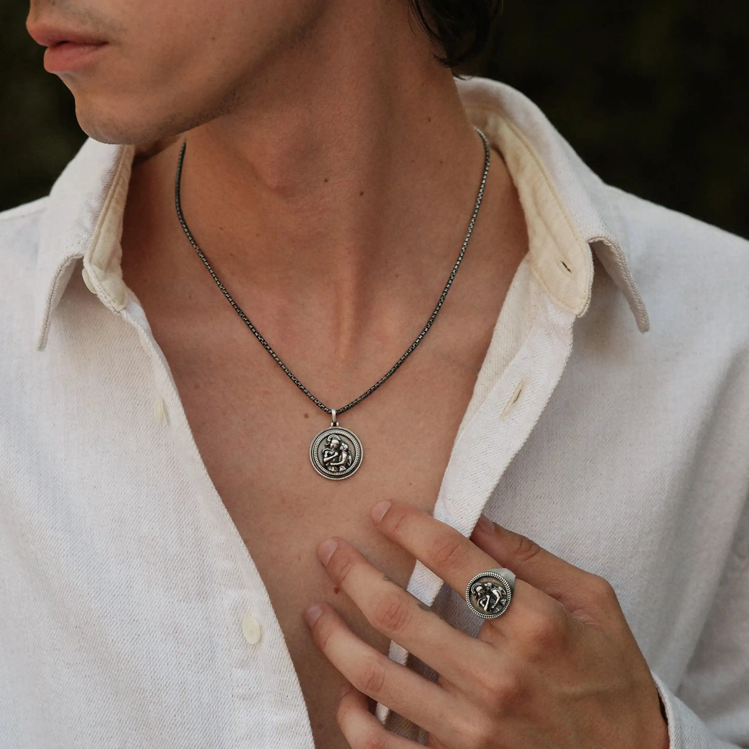 Achilles + Patroclus Pendant - Image 3