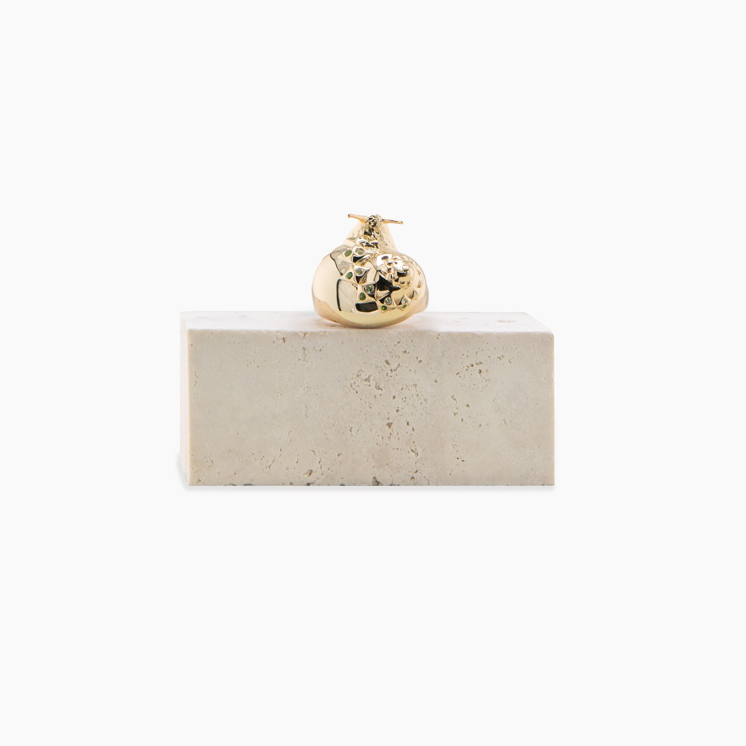 Archive Gemstone Snail Ring