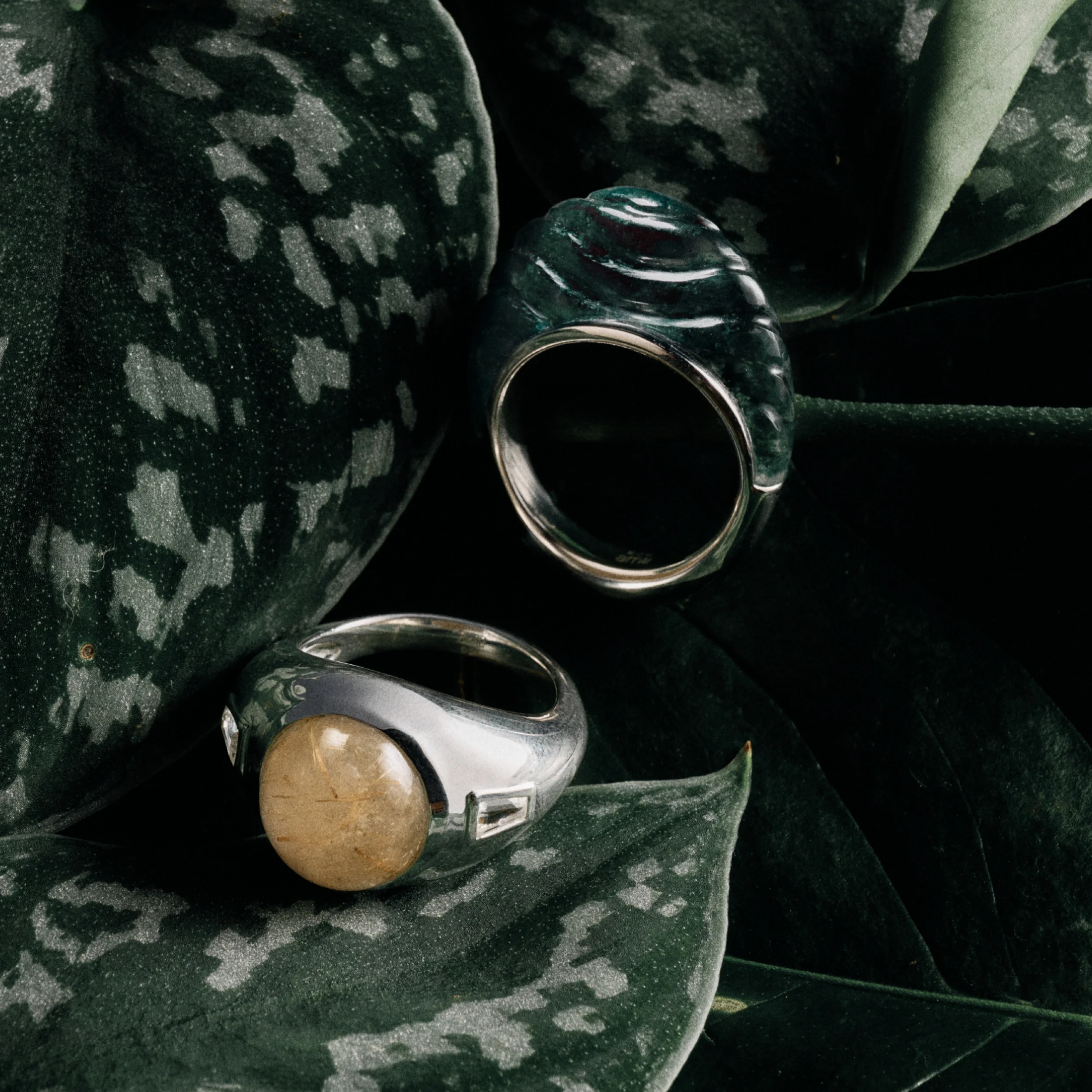 Carved Wave Ring - Image 4