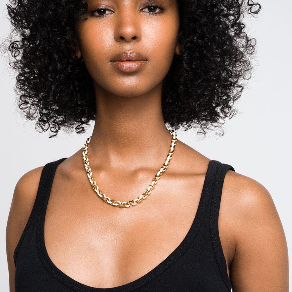 Chunky Colored Enamel Necklace - Image 7