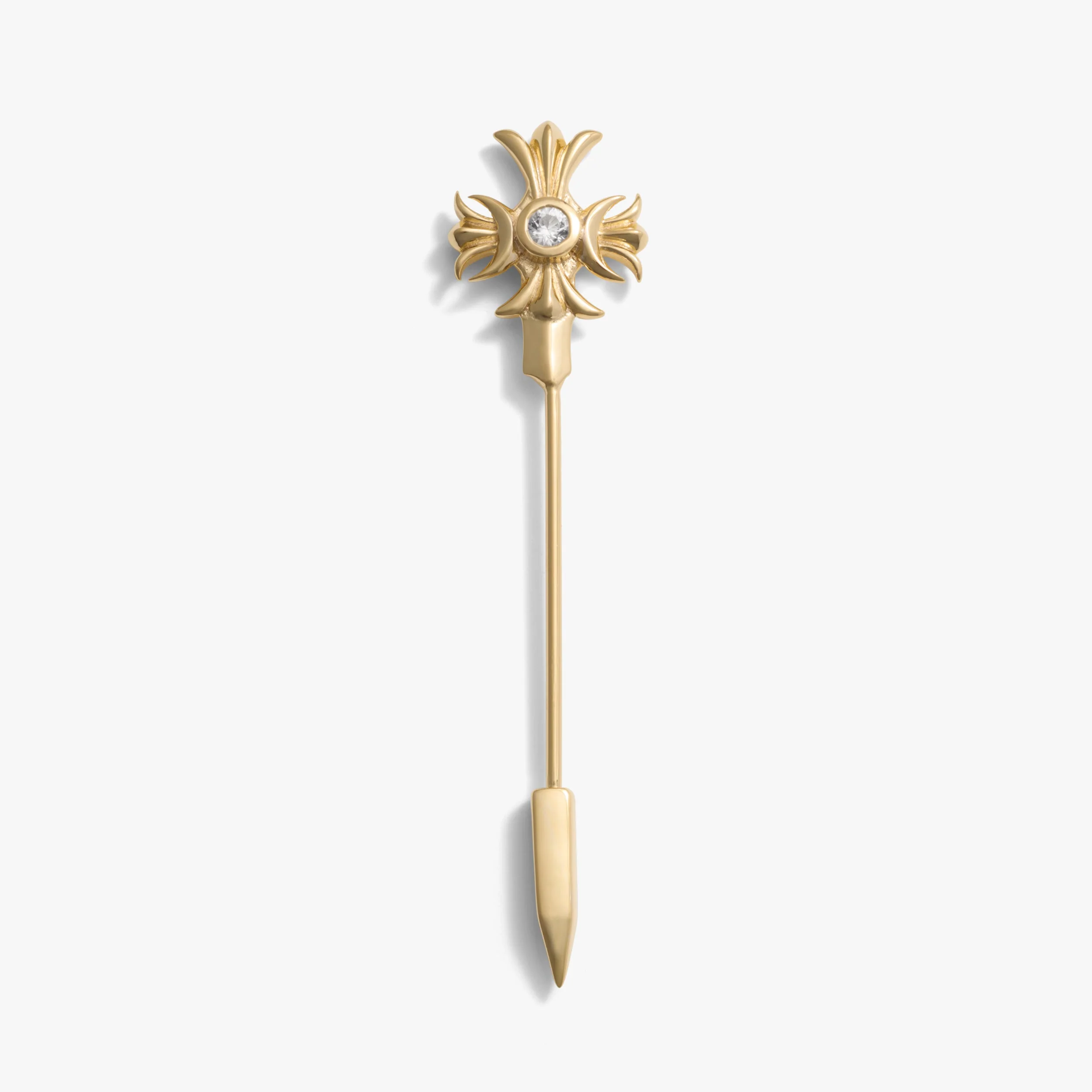 Sapphire Triple Moon Dagger Brooch