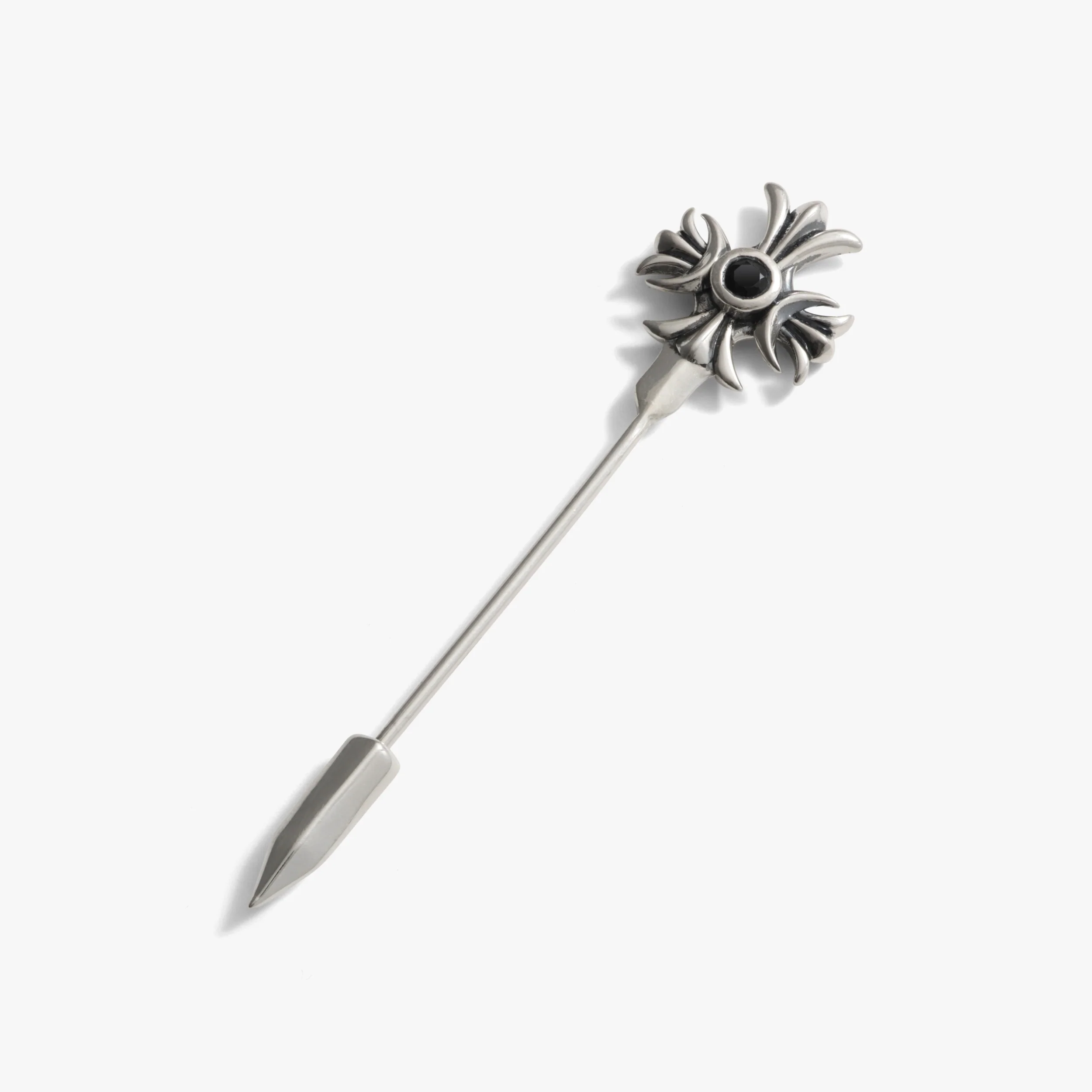 Sapphire Triple Moon Dagger Brooch - Image 5