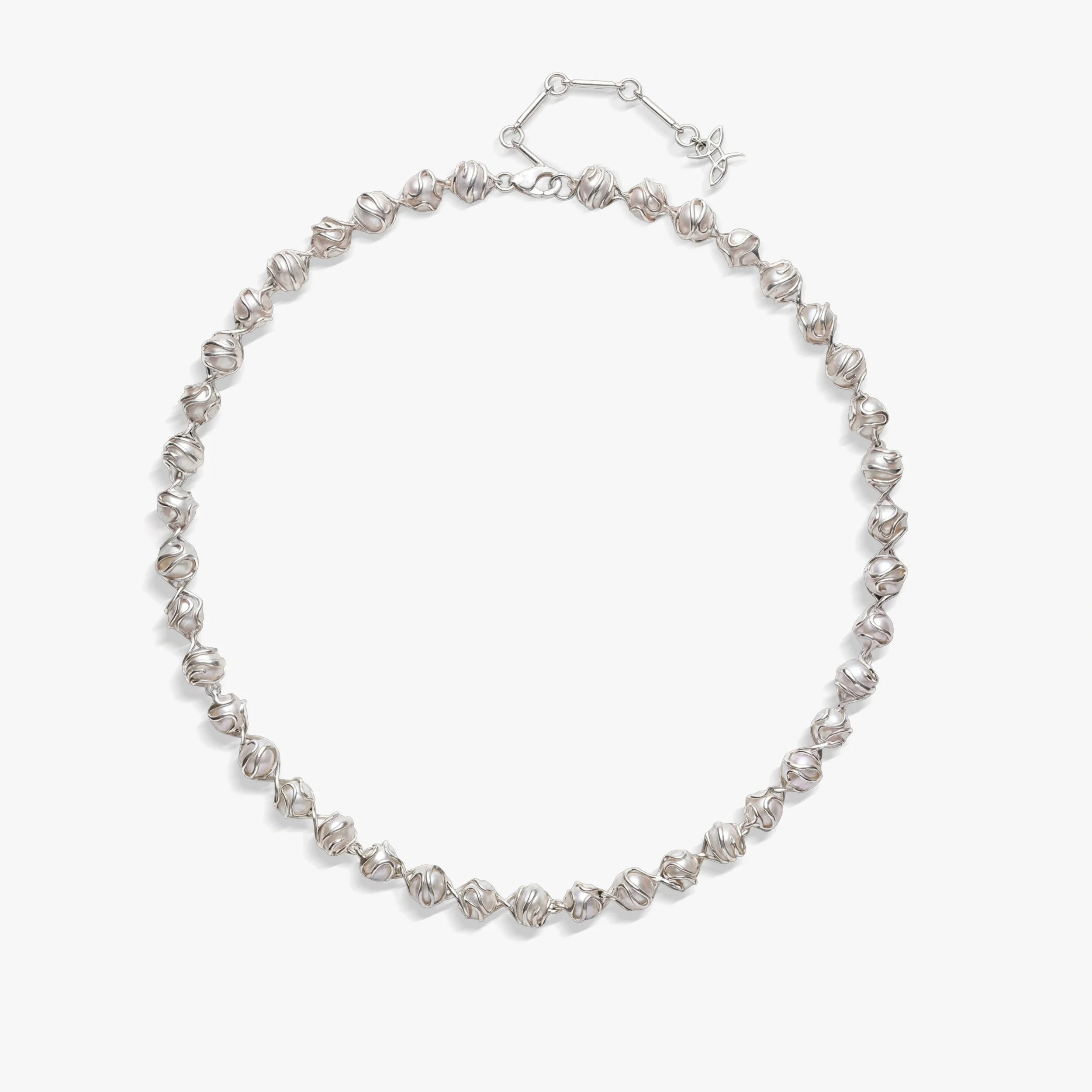 Damselfly Caged Pearl Necklace - Image 8