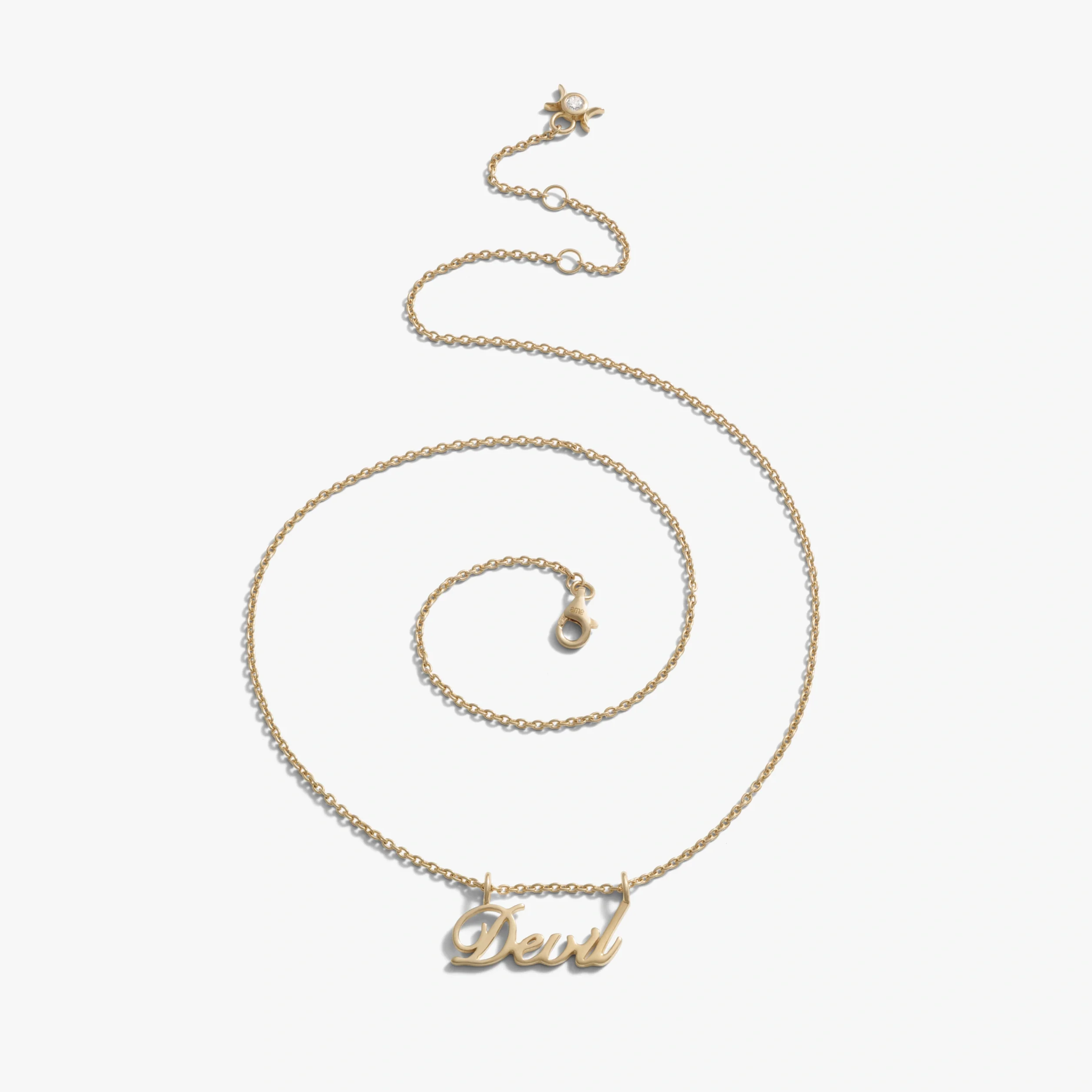 Devil Nameplate Necklace - Image 6