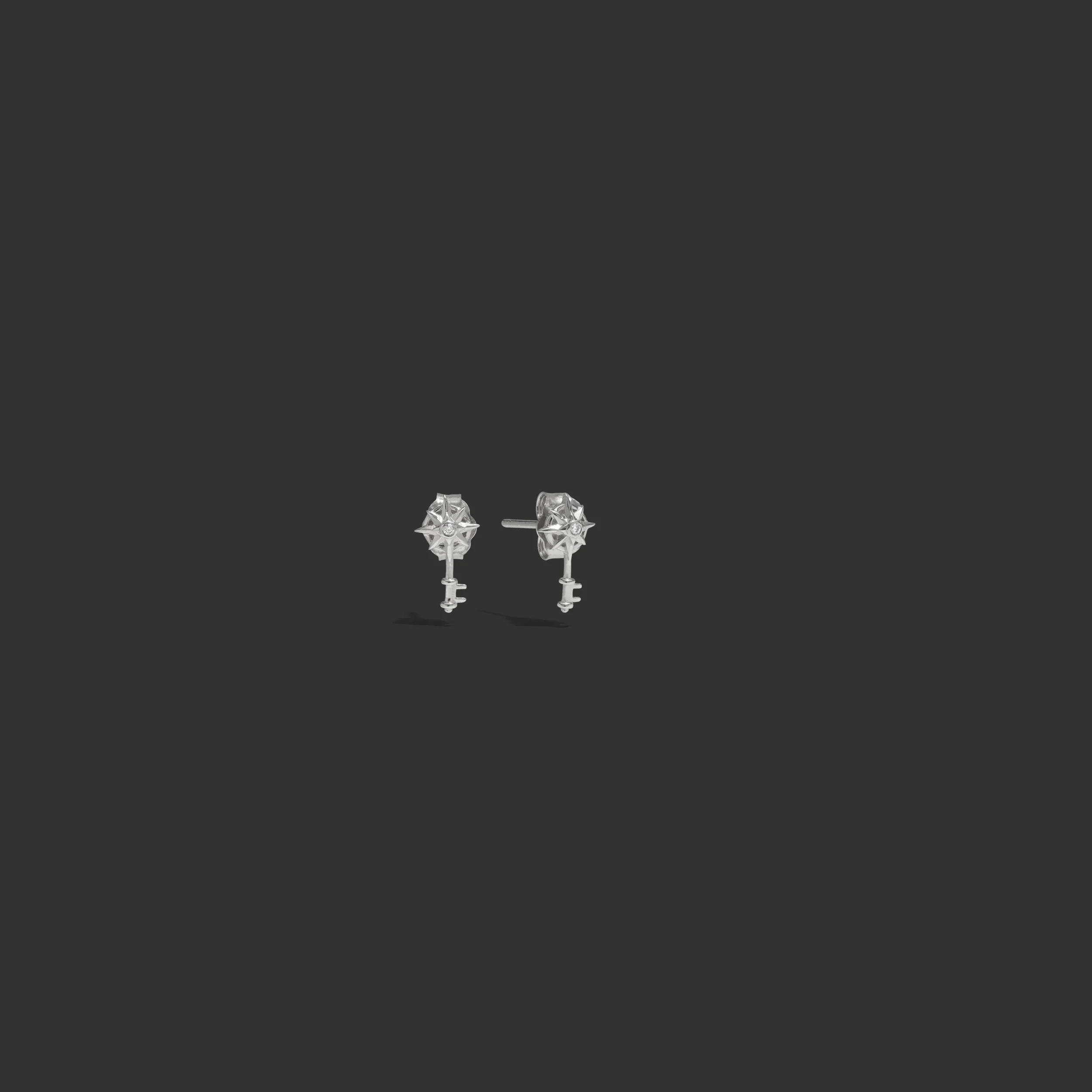 Diamond Key Studs - Image 4