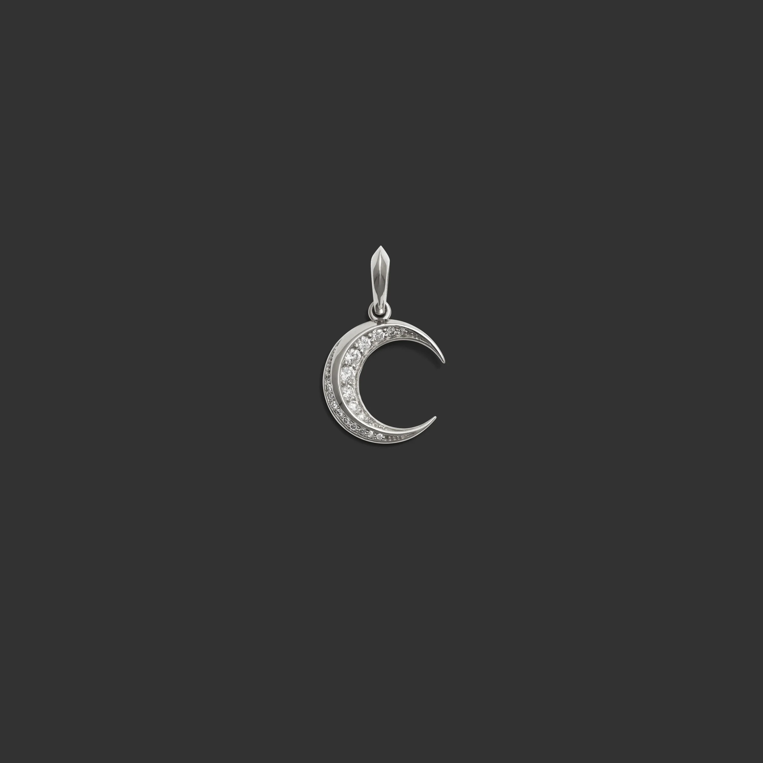 Diamond Twisted Moon Amulet - Image 8