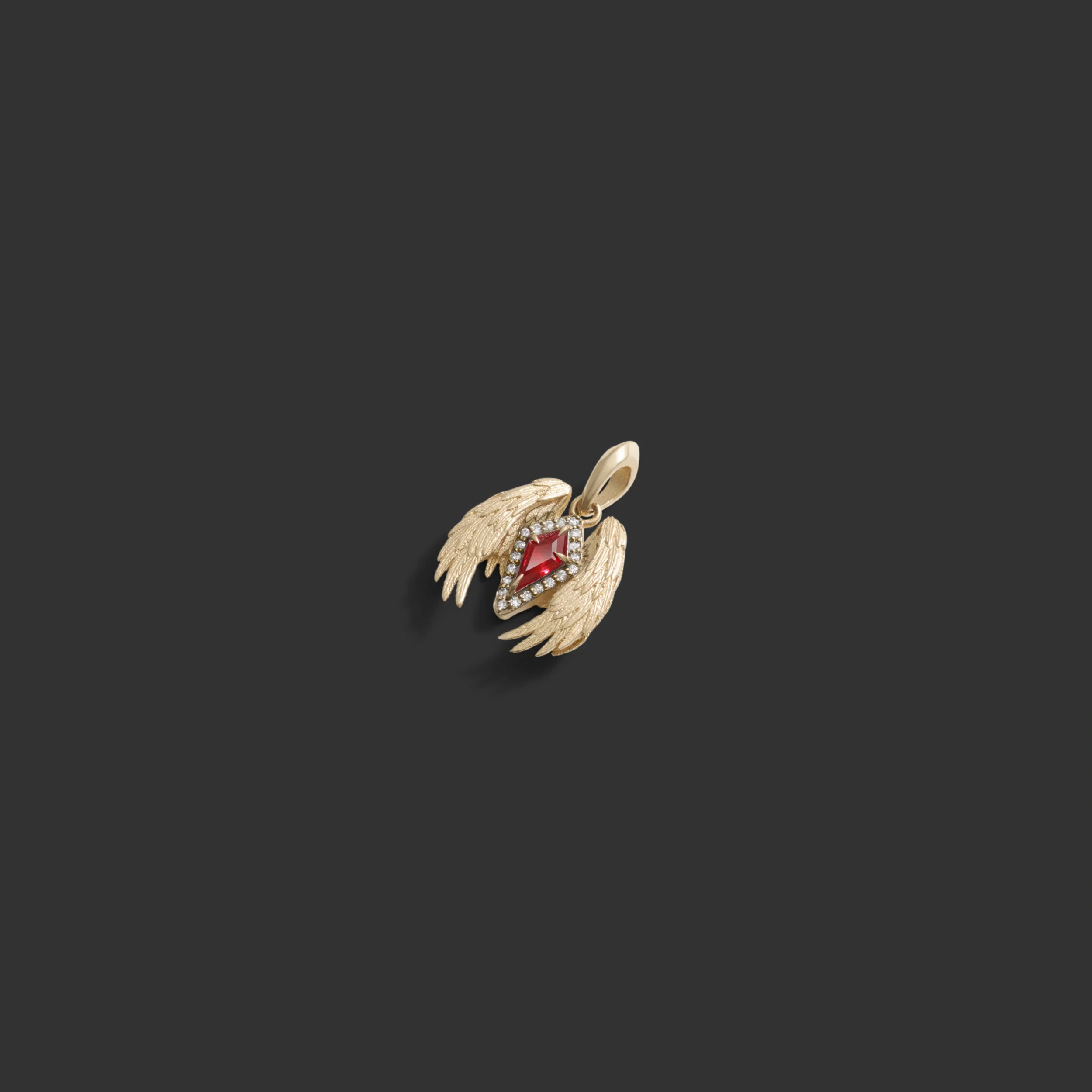 Ruby Wing Amulet - Image 3