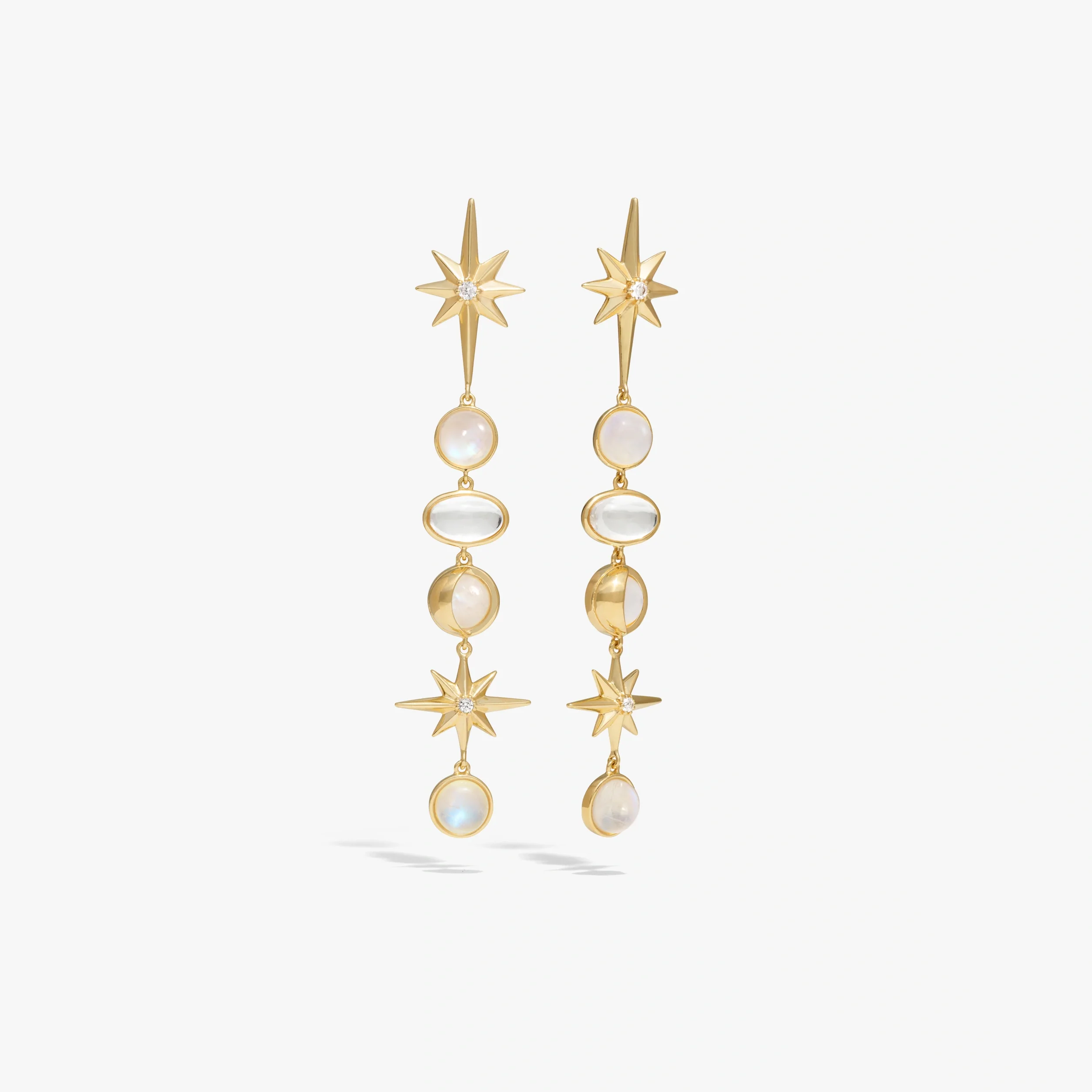 Midnight Reflection Drop Earrings