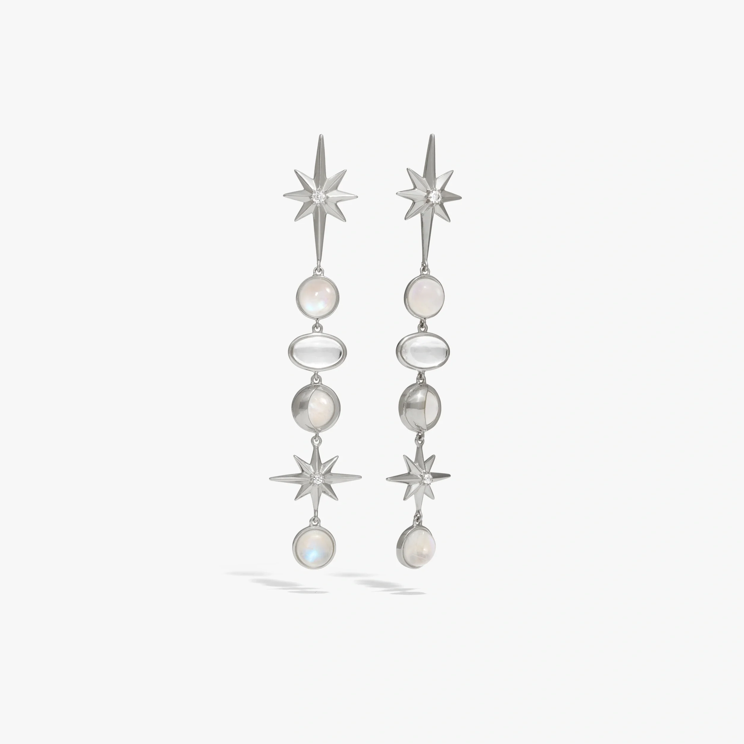 Midnight Reflection Drop Earrings - Image 4