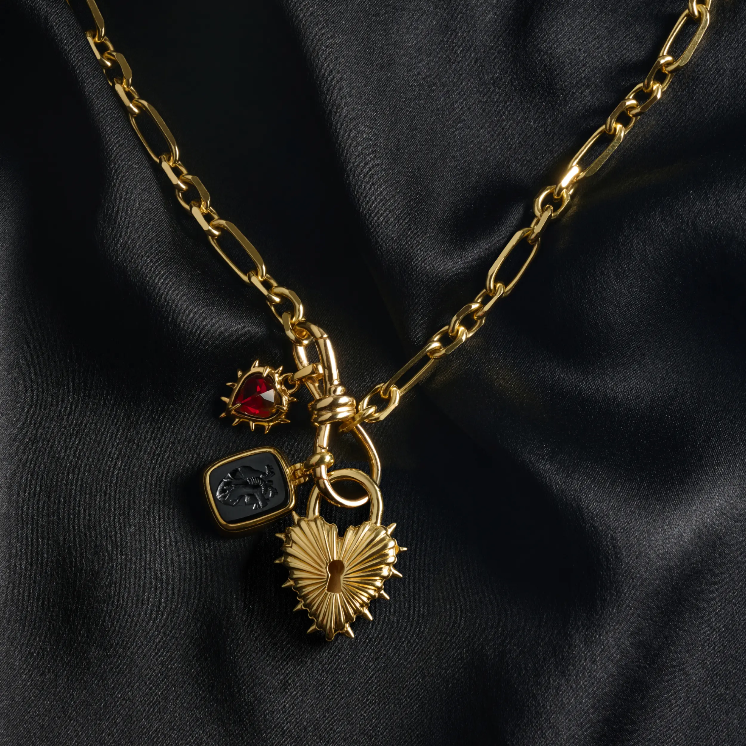 Enemies to Lovers Charm Necklace Set - Image 3