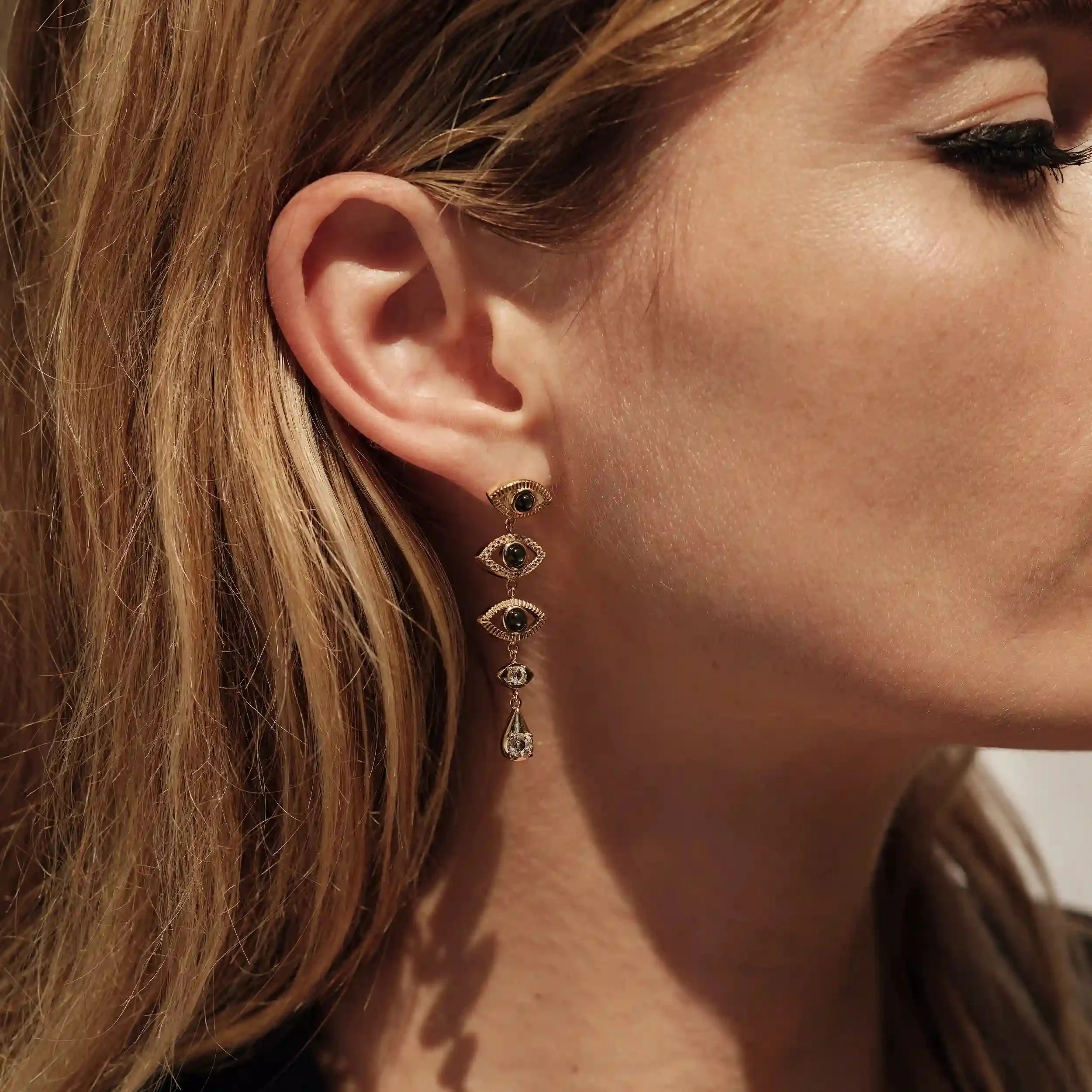 Third Eye Drop Earrings - Image 2