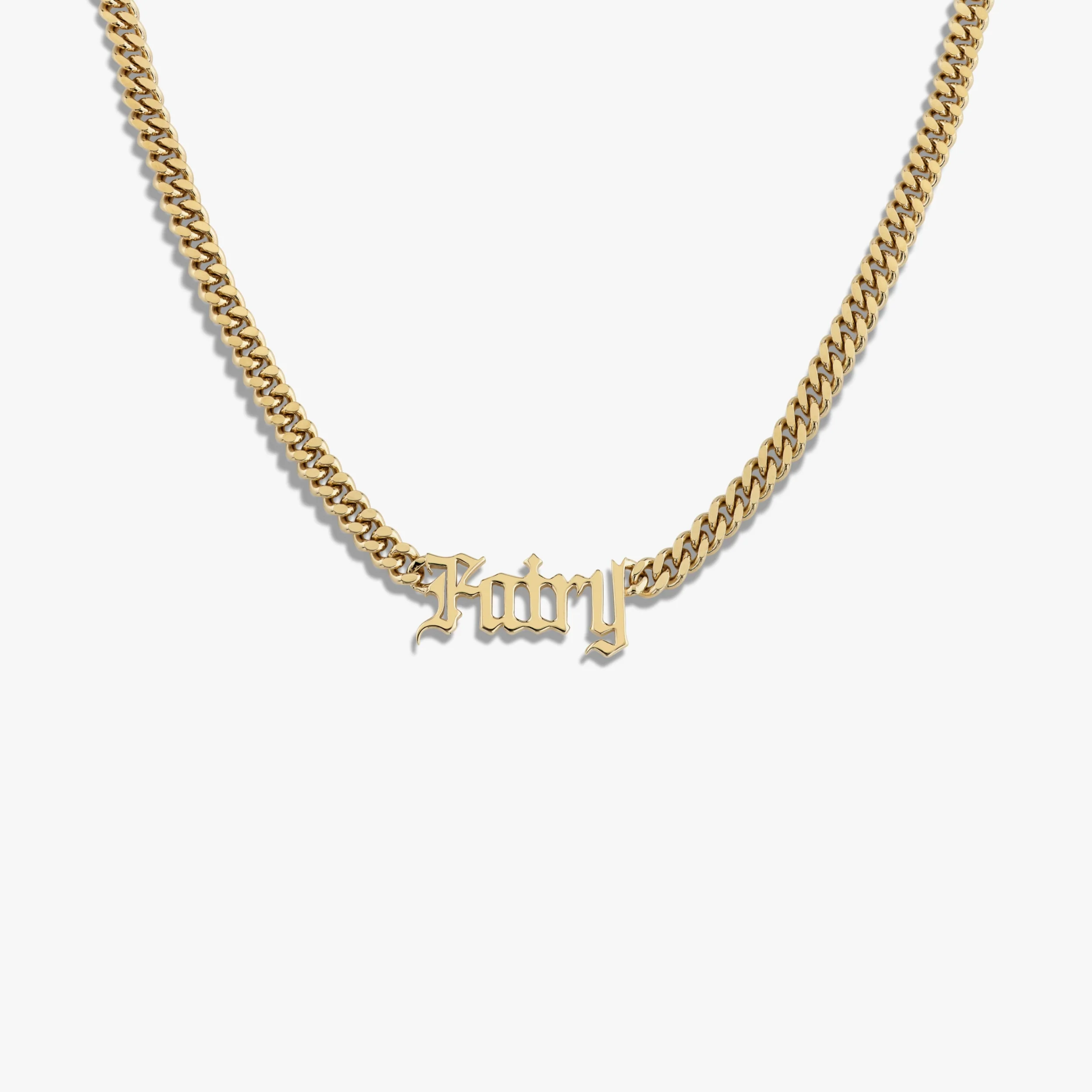 Fairy Cuban Necklace