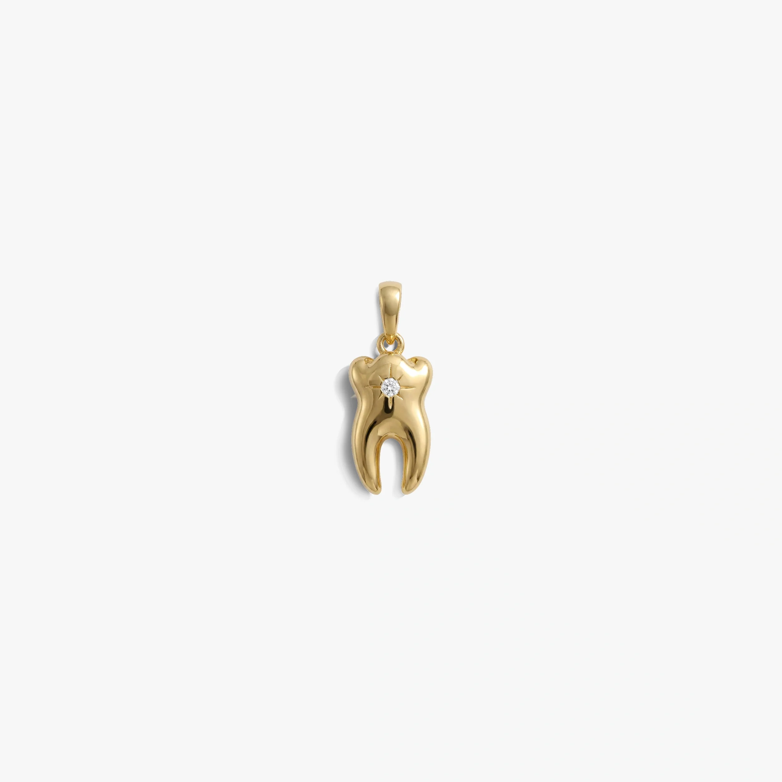 Sapphire Tooth Pendant