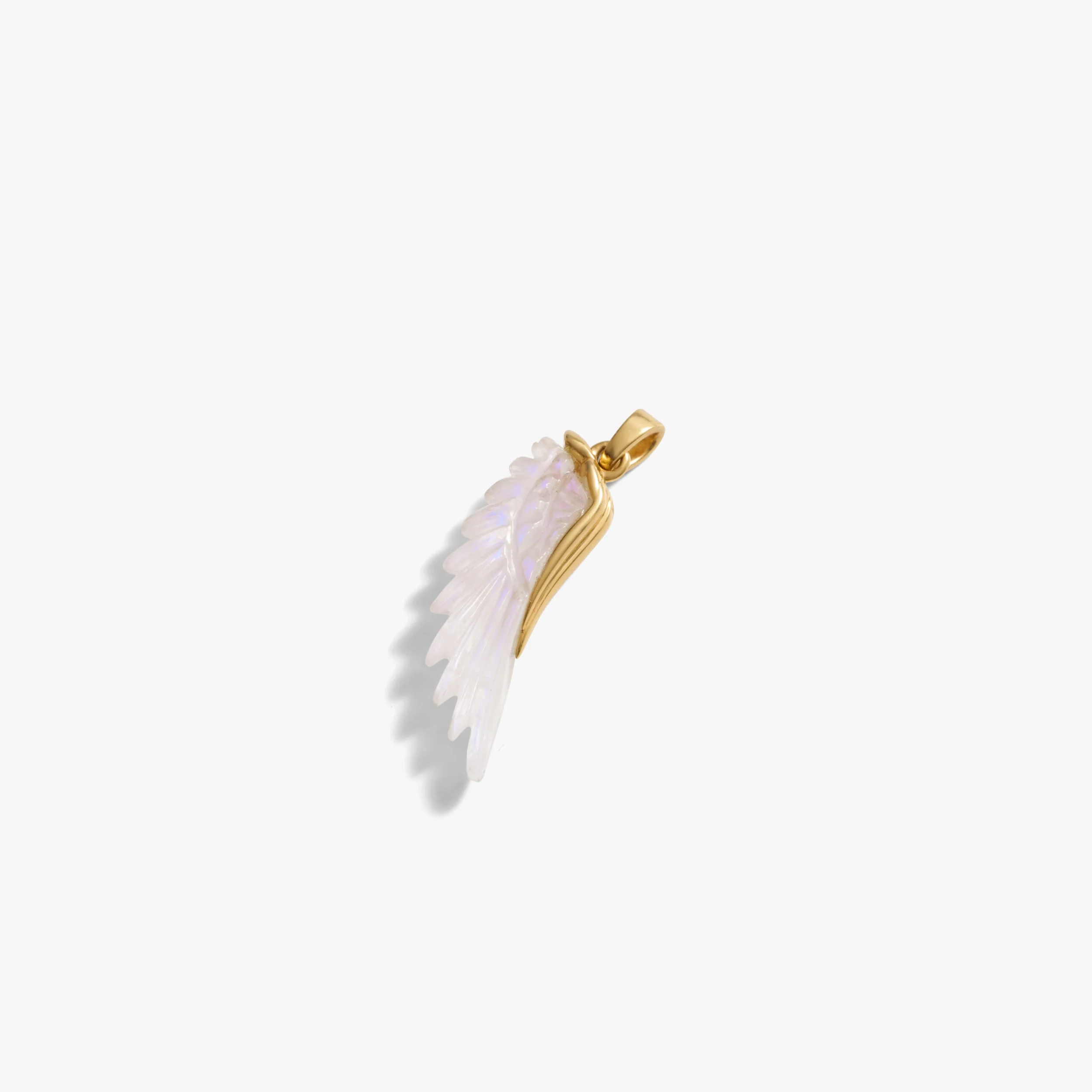 Carved Gemstone Wing Amulet - Image 4