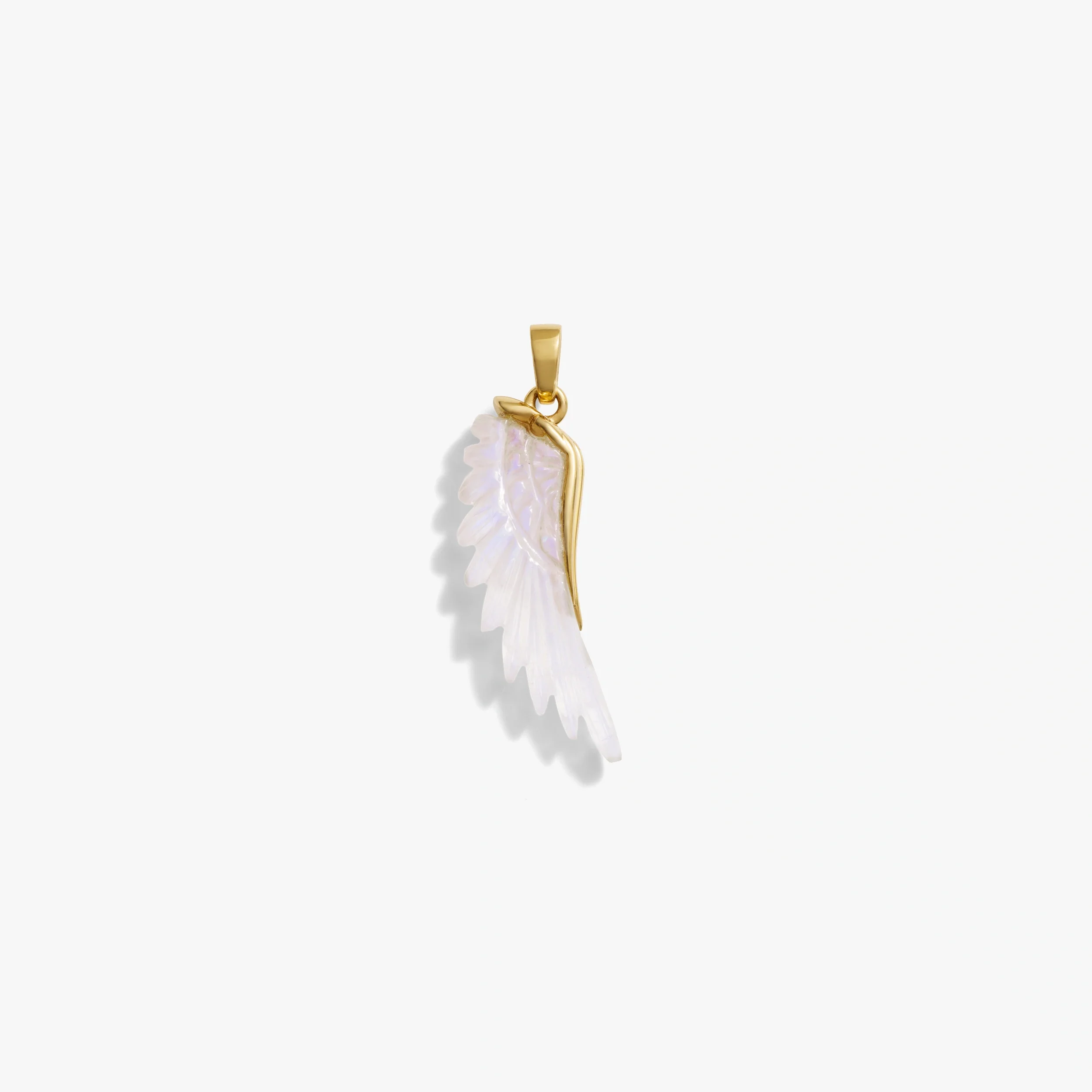 Carved Gemstone Wing Amulet - Image 6