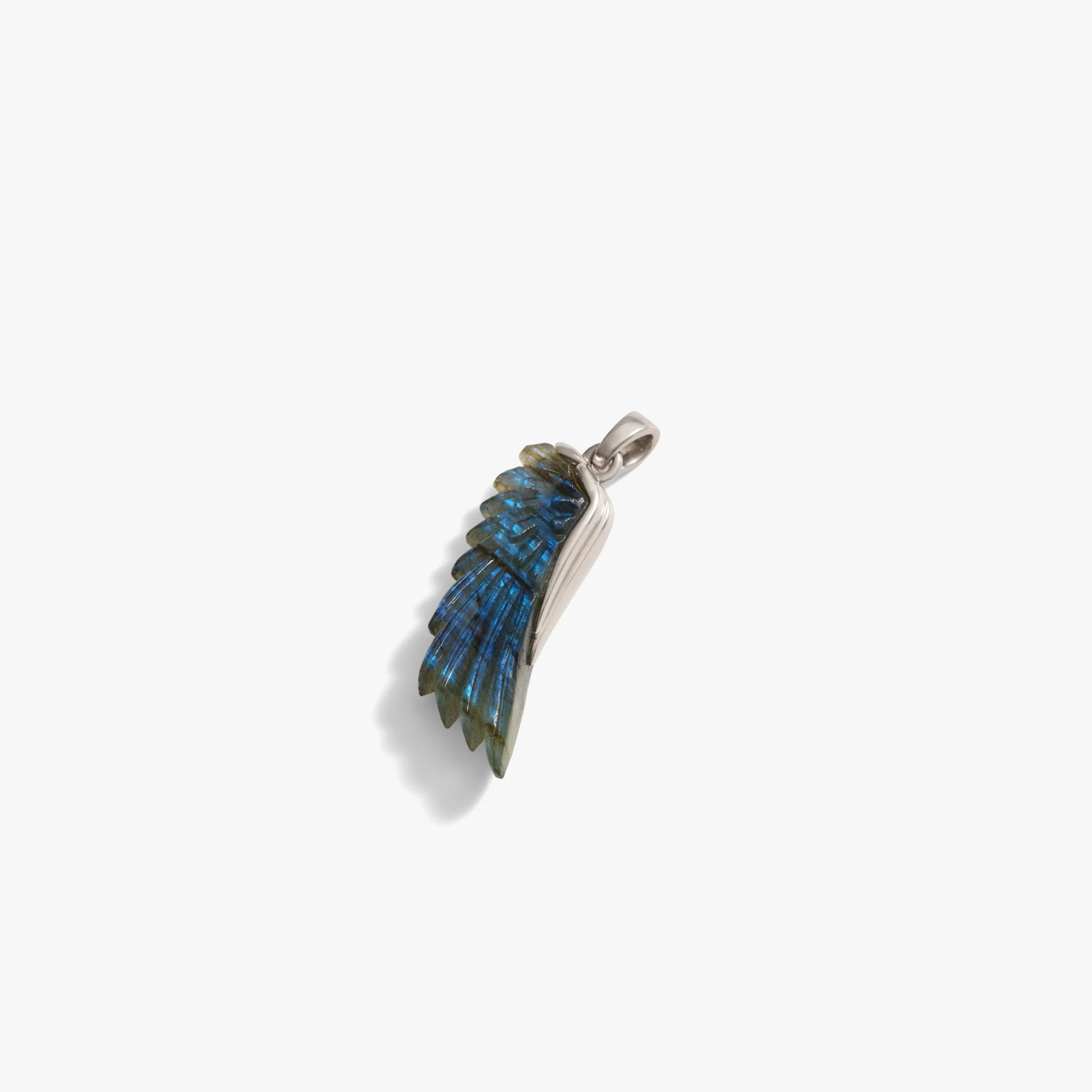Carved Gemstone Wing Amulet - Image 5