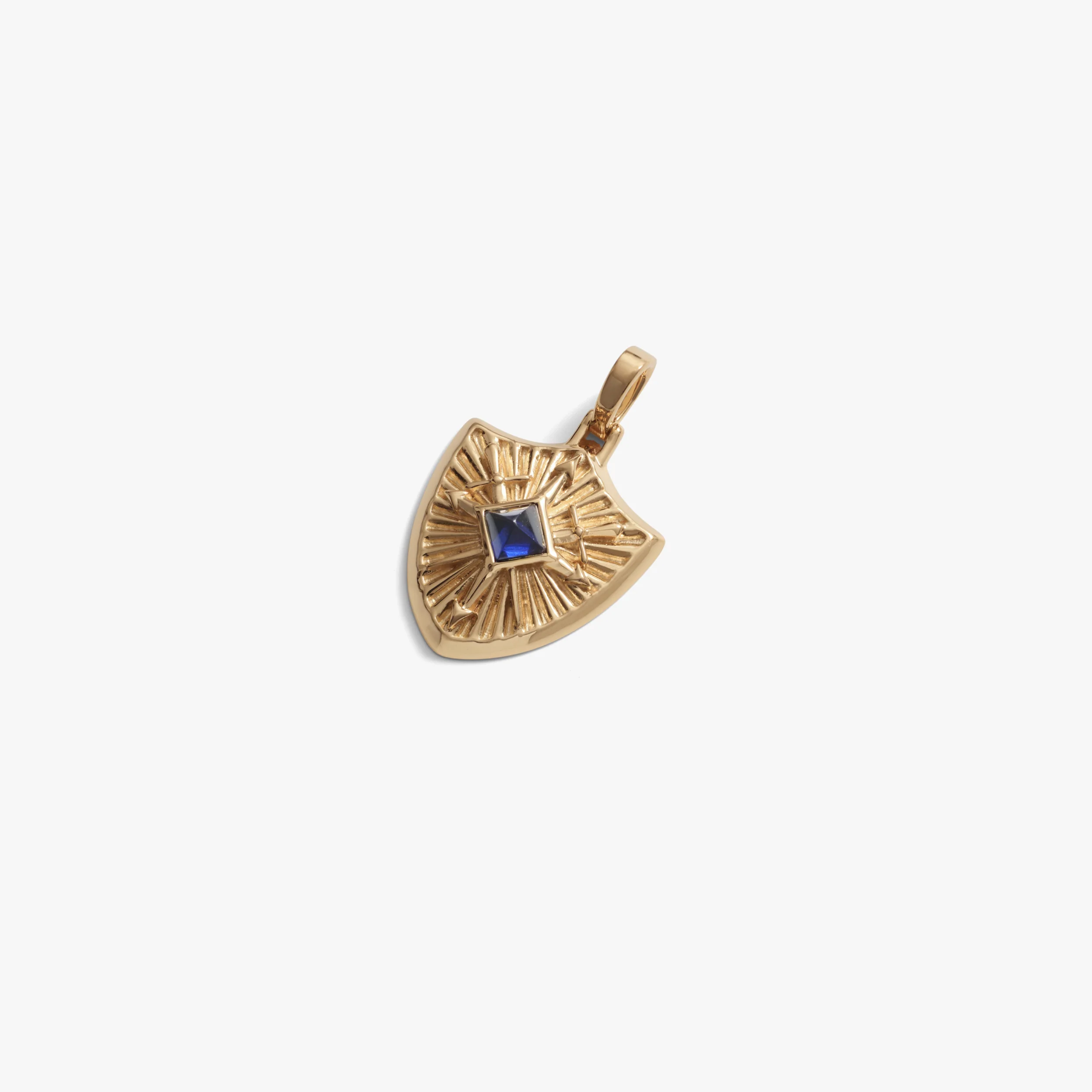 Gemstone Shield Pendant - Image 4