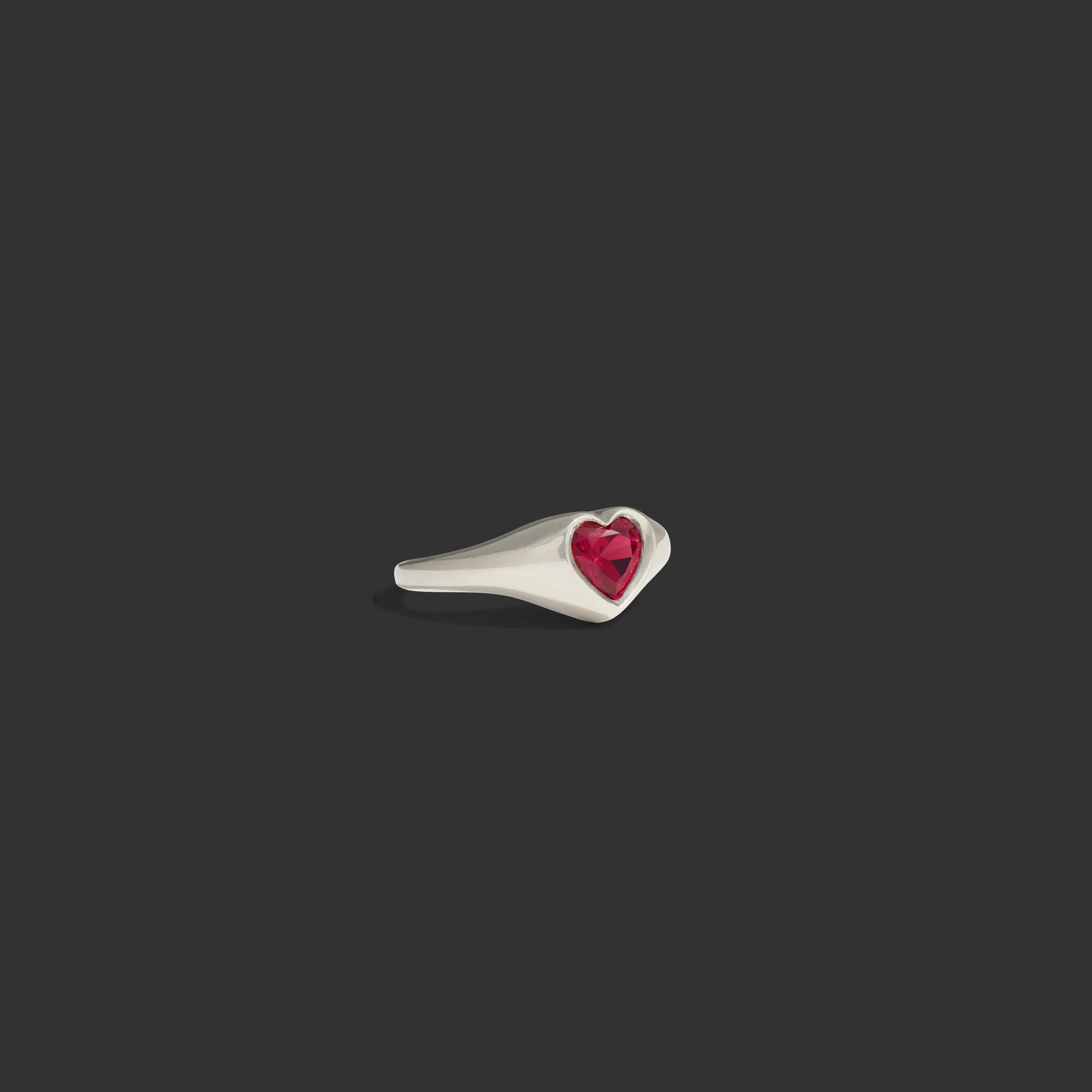 Heart Gemstone Ring - Image 4
