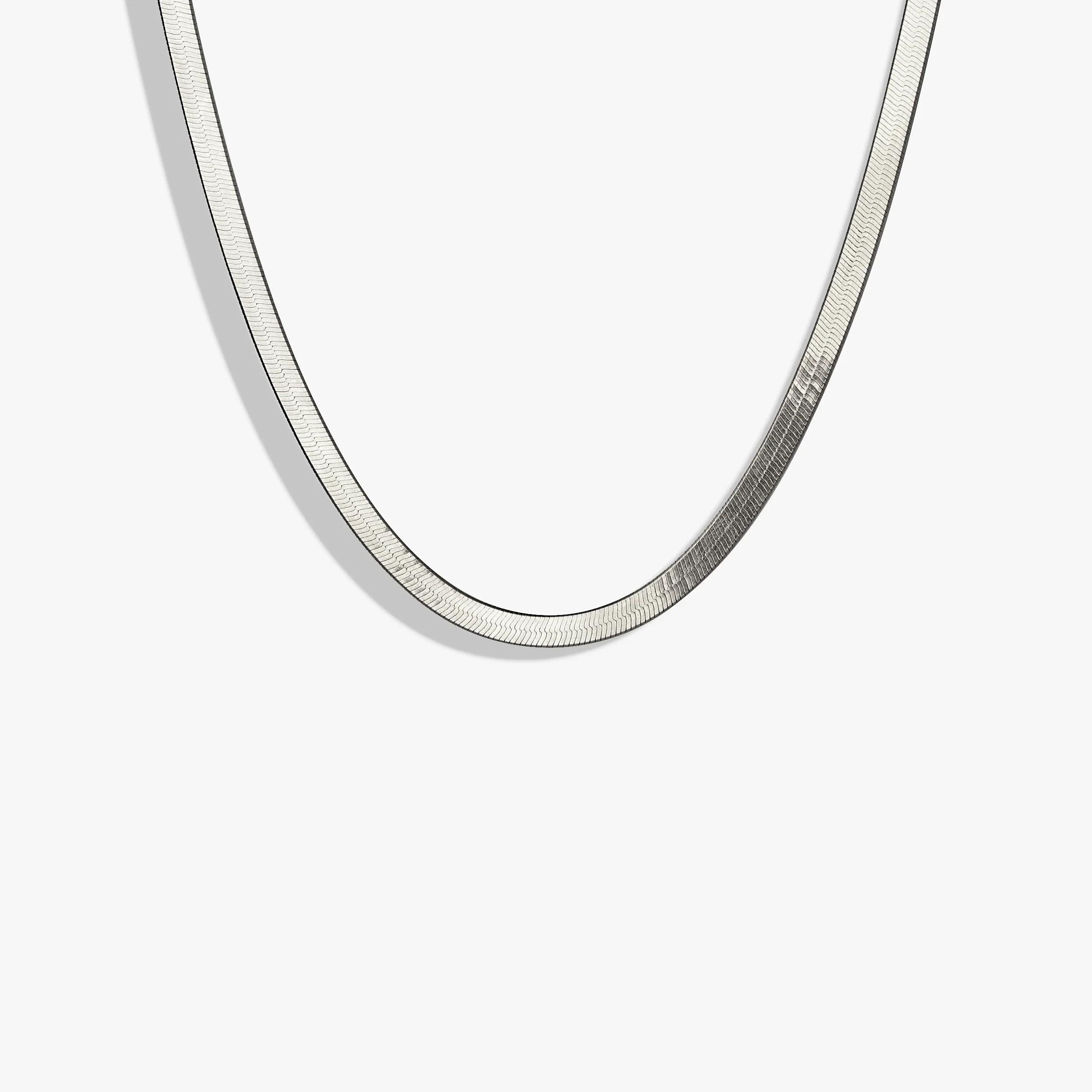 Herringbone Chain Necklace - Image 5