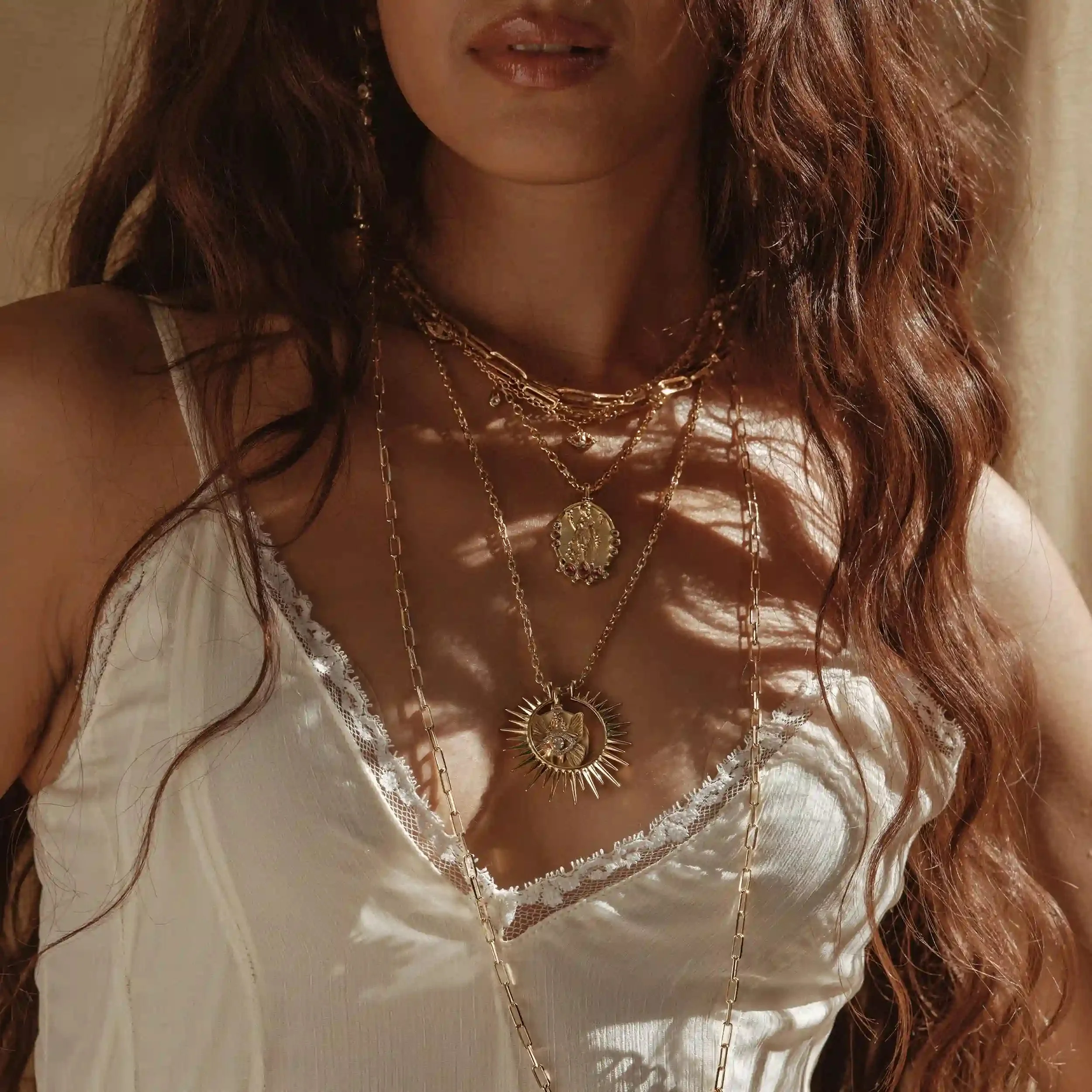 Lotus Goddess Necklace Set - Image 5