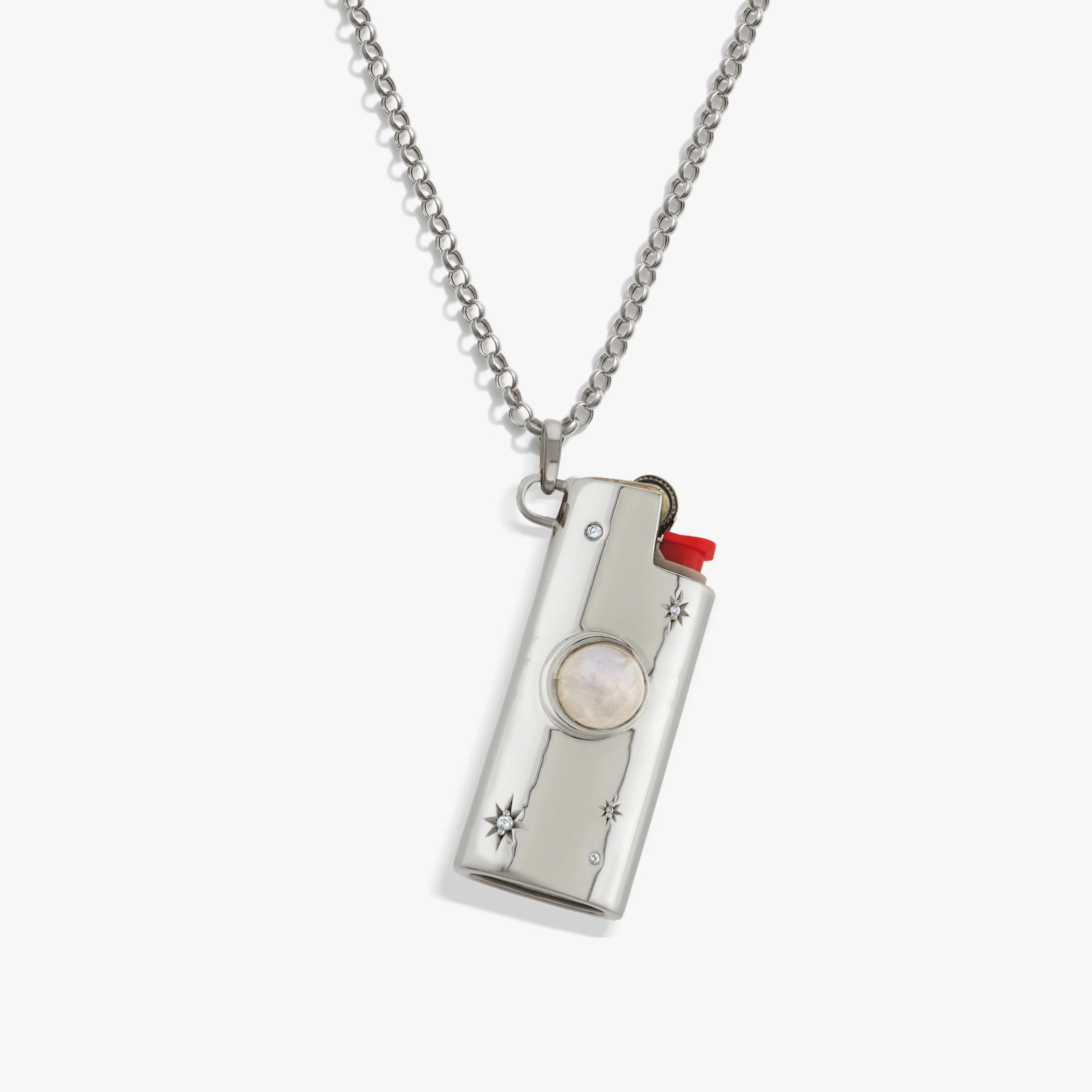 Cosmic Mini Lighter Case Necklace - Image 5