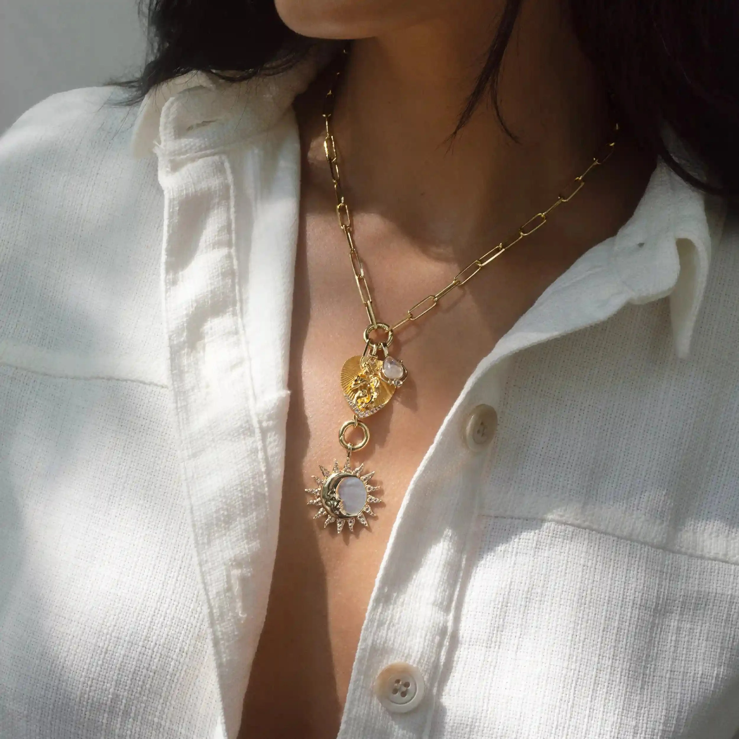 Love Goddess Charm Lariat - Image 3
