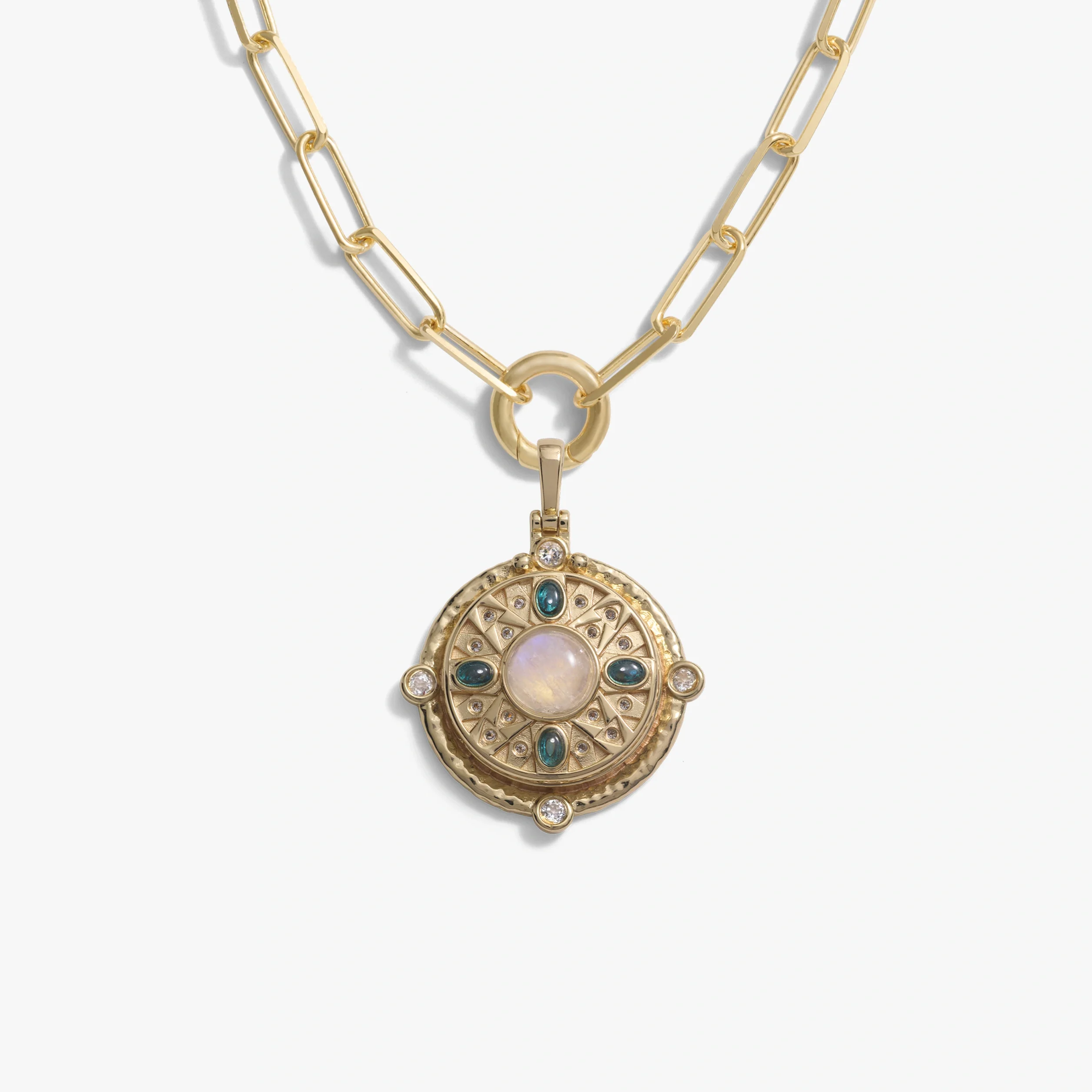 Manifestation Locket Single Charm Necklace