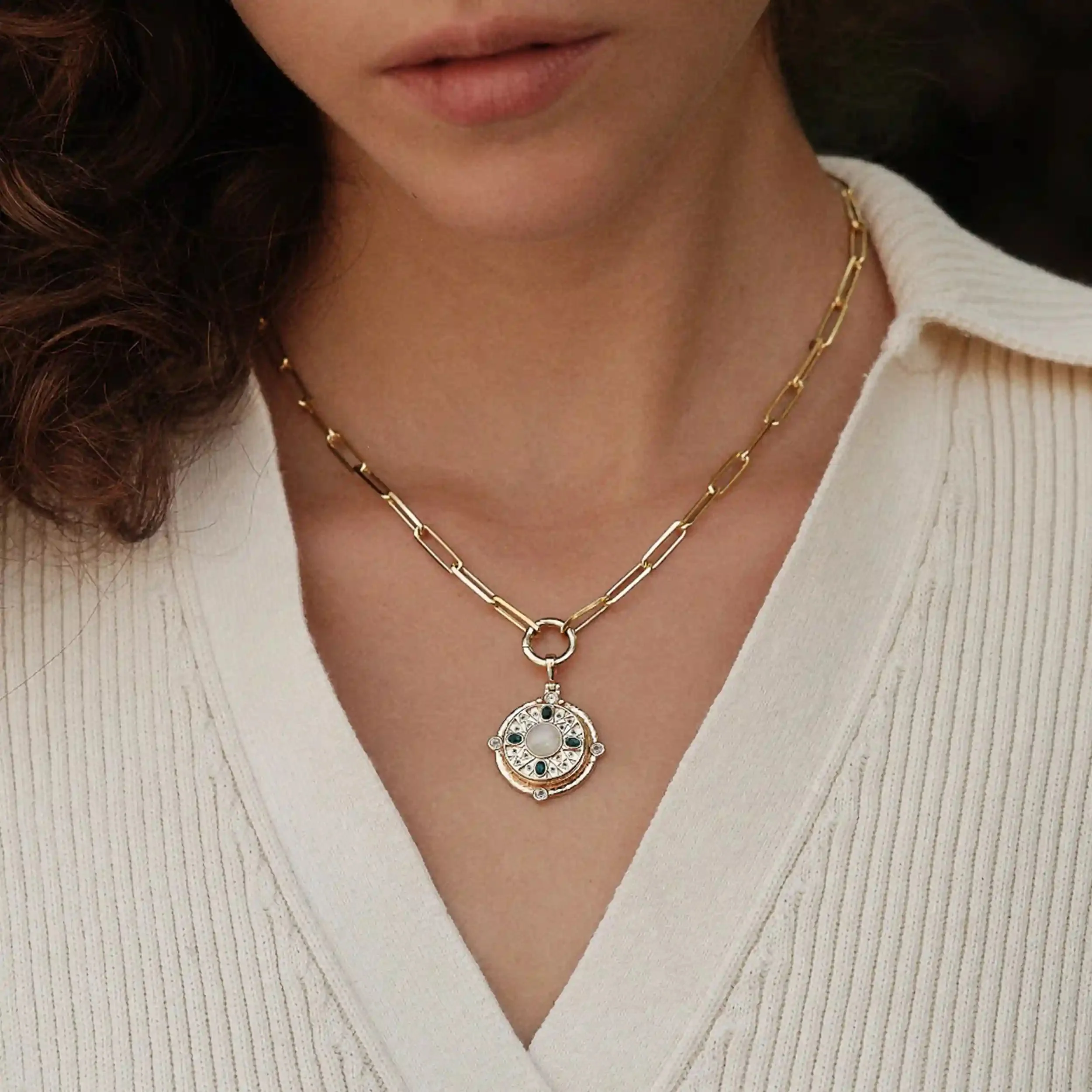 Manifestation Locket Single Charm Necklace - Image 2
