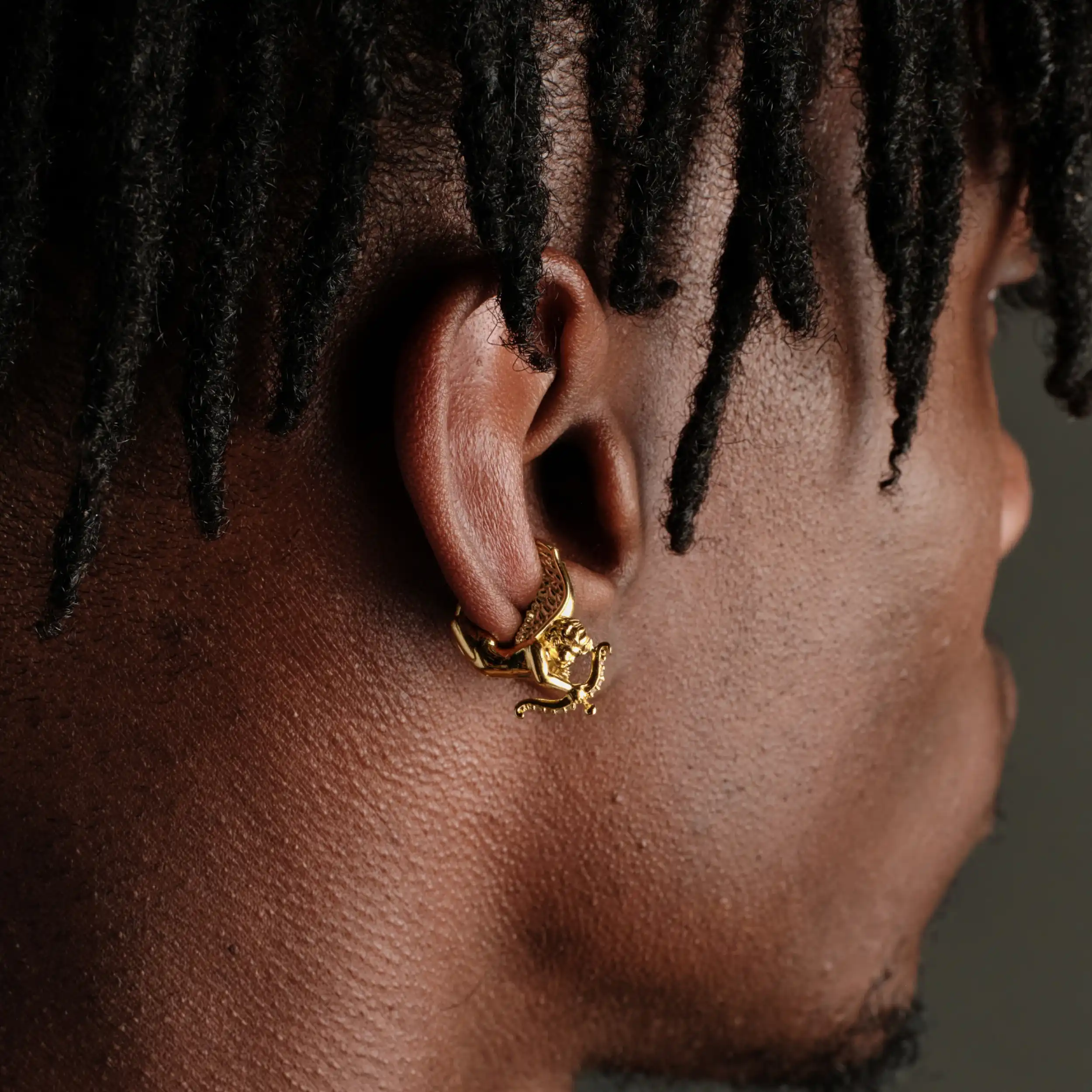 Men's Cupid Ear Cuff - Image 4
