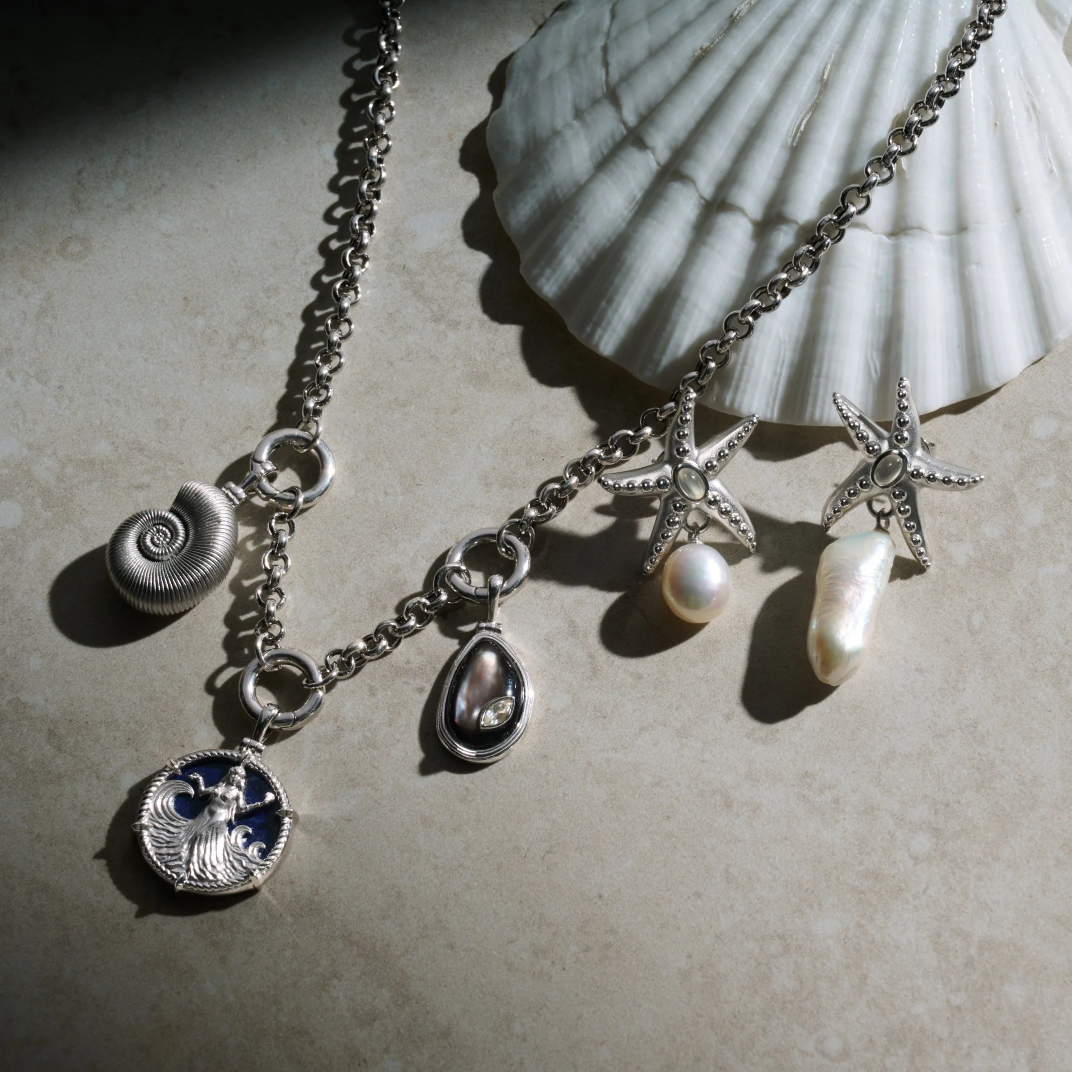 Men's Deep Sea Ammonite Shell Necklace - Image 4