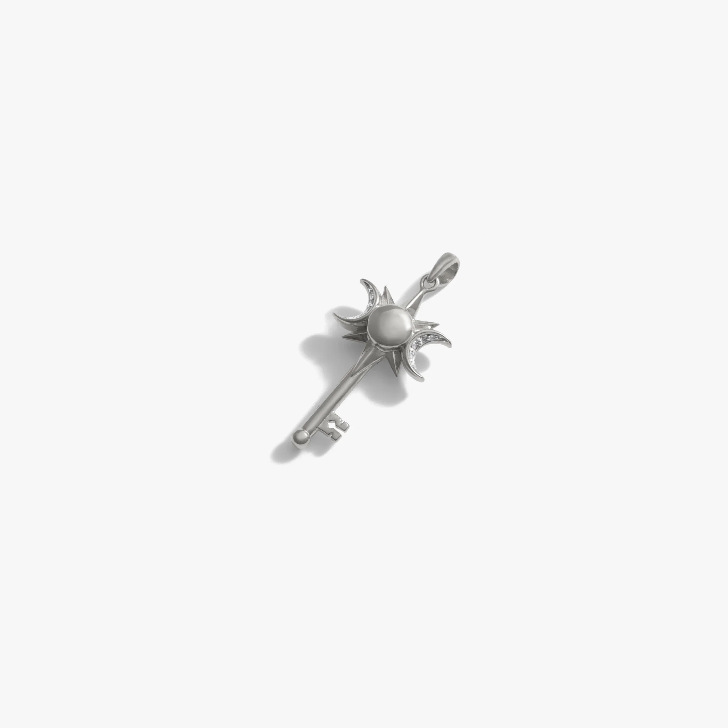 Mini Triple Moon Key Amulet - Image 5