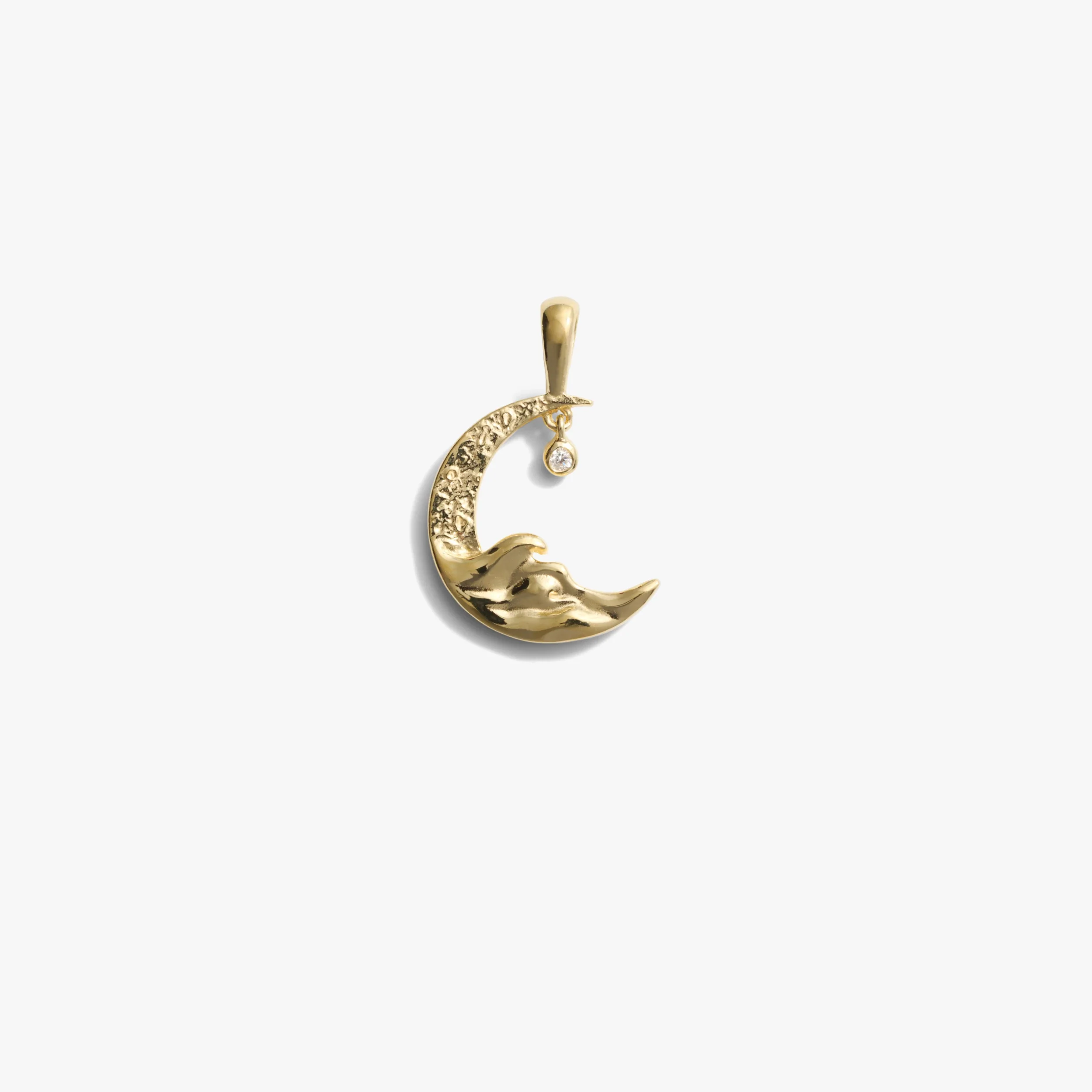 Diamond Moon Wave Amulet