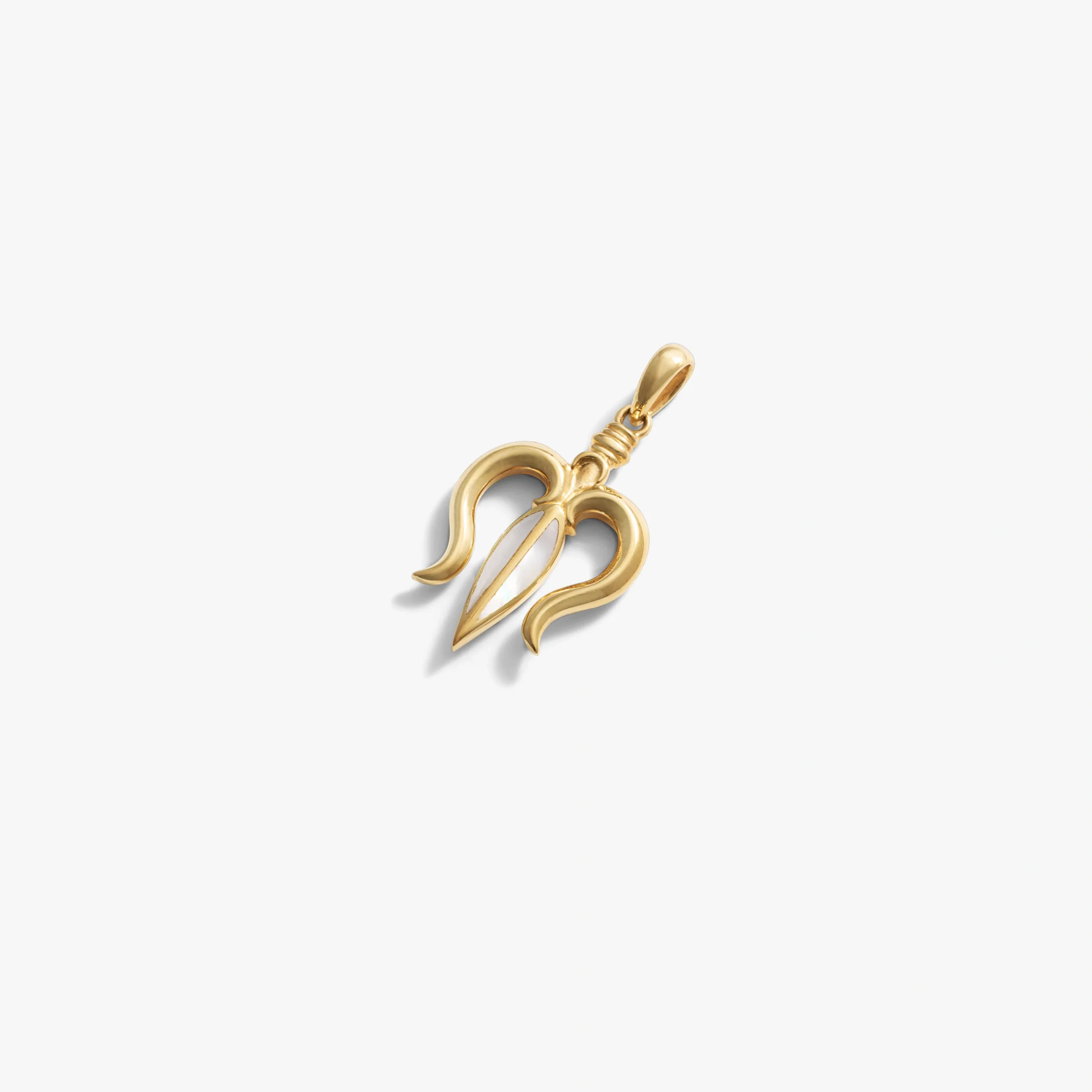 Mother of Pearl Trident Amulet - Image 4
