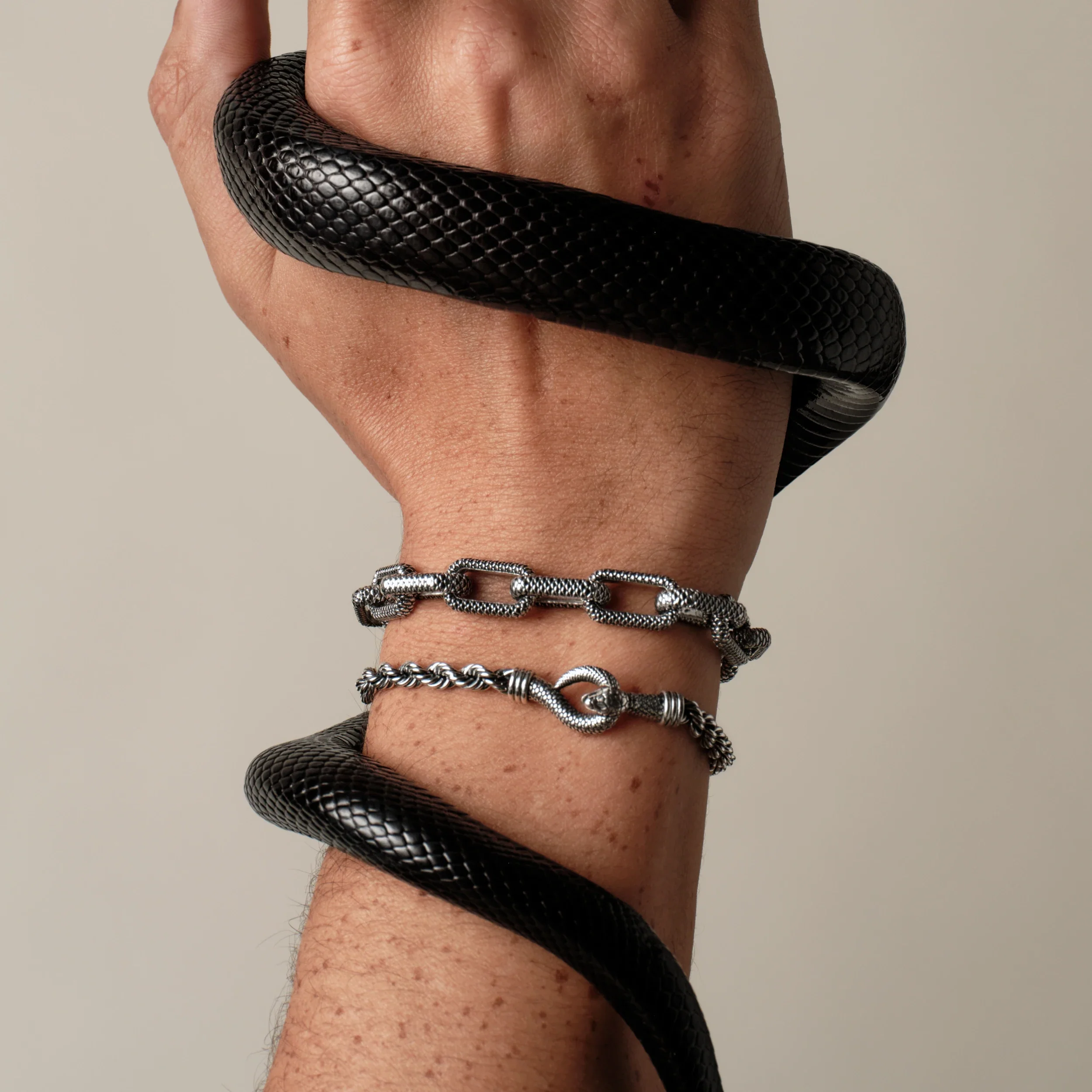 Ouroboros Snake Bracelet - Image 2