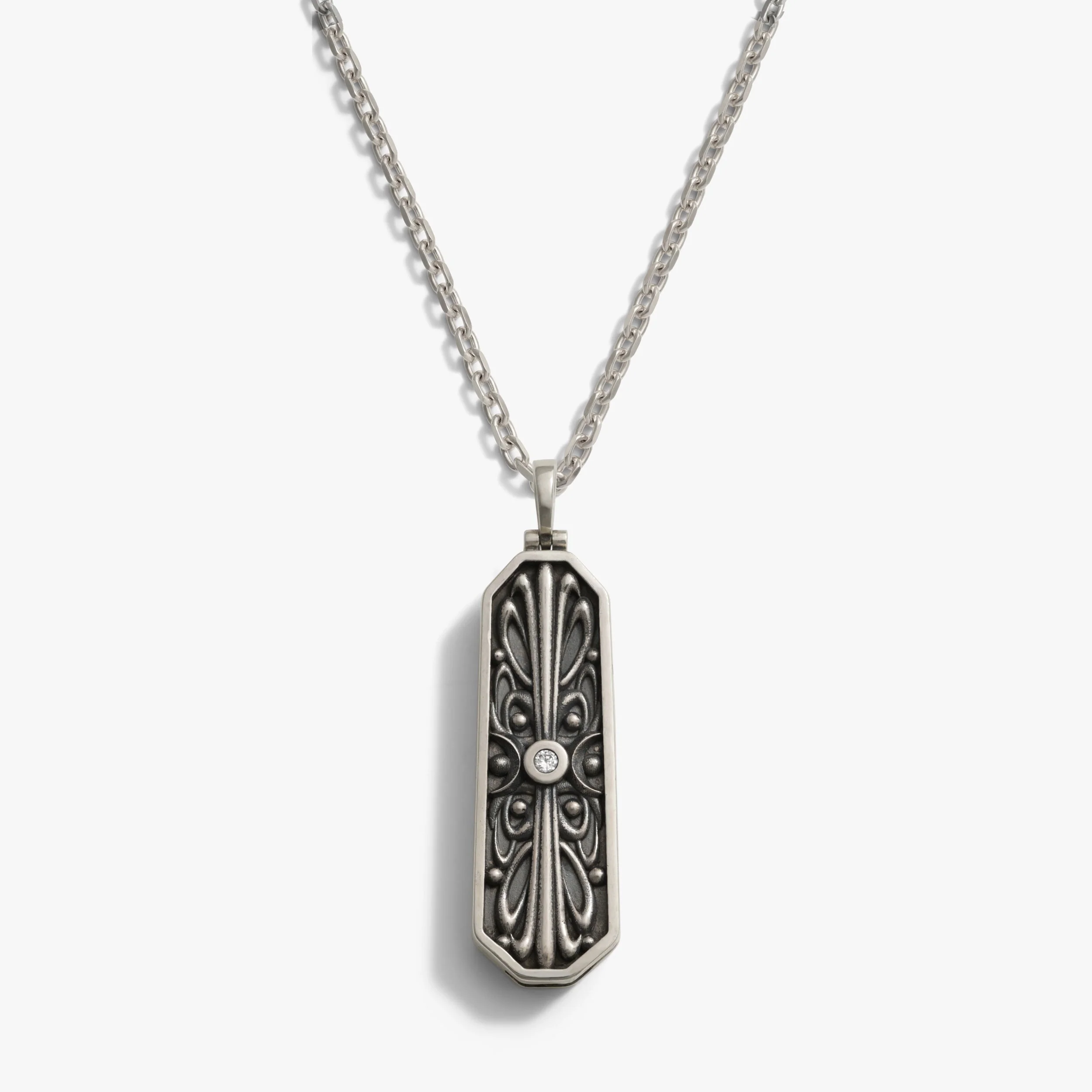 Triple Moon Pocket Knife Necklace