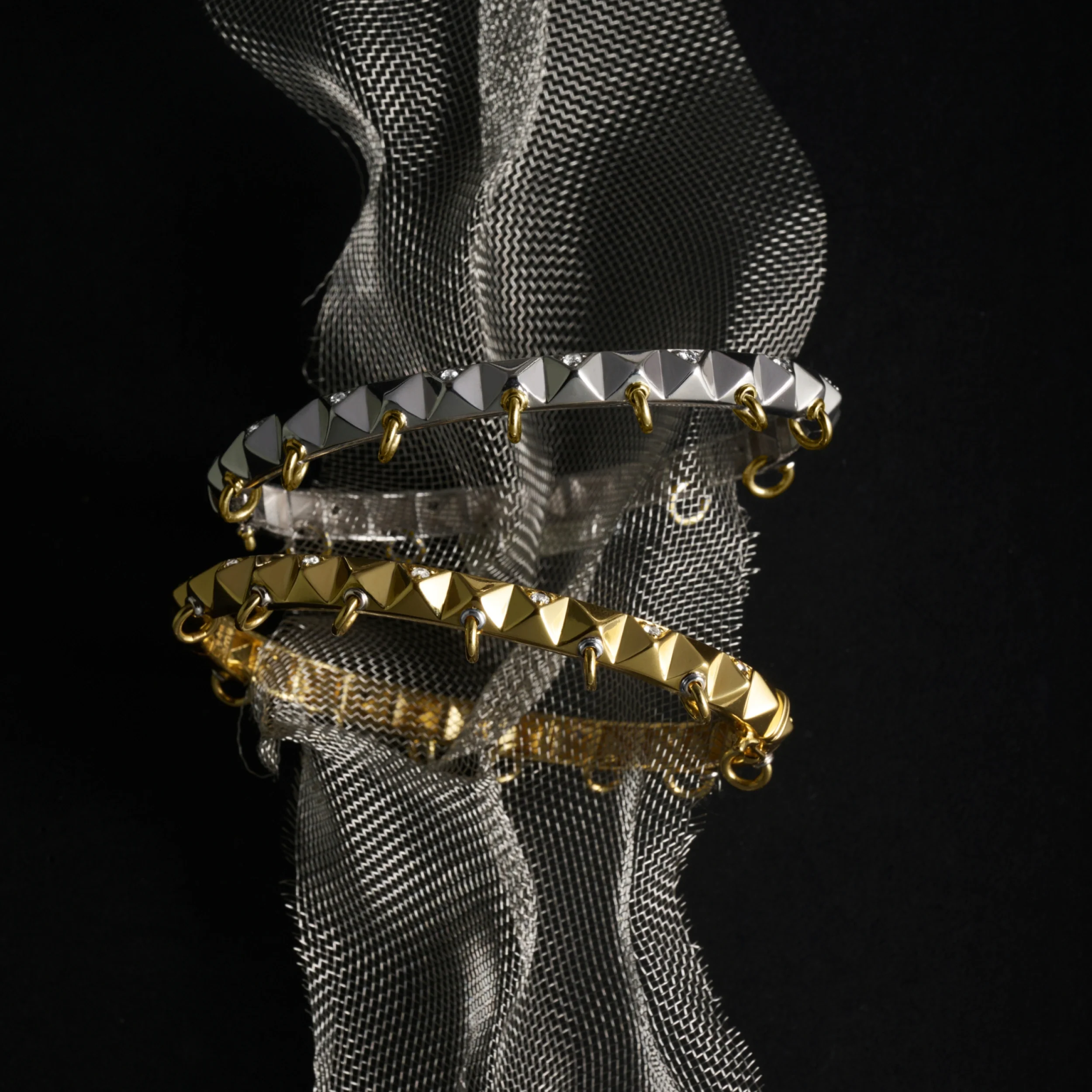 Sapphire Armor Hinge Cuff - Image 4