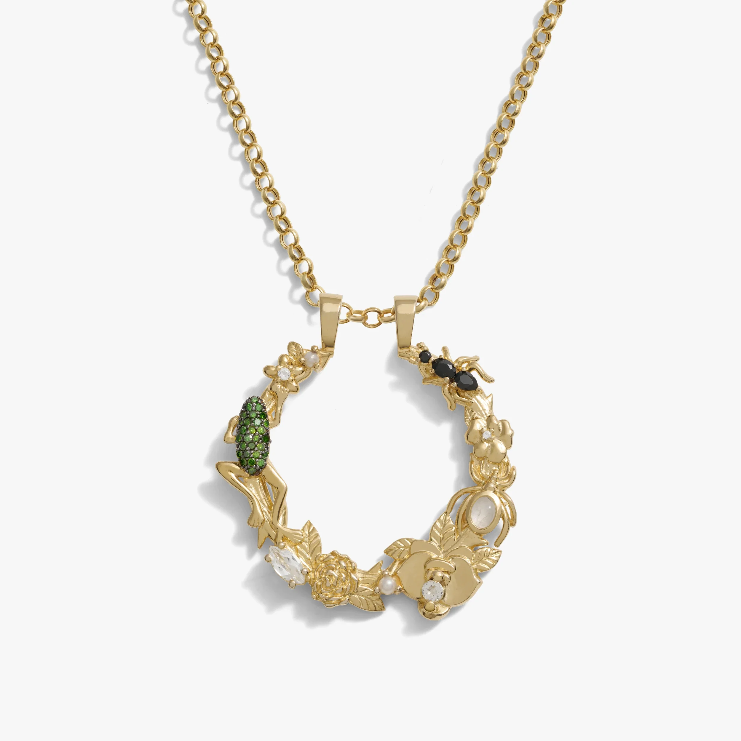 Secret Forest Halo Necklace