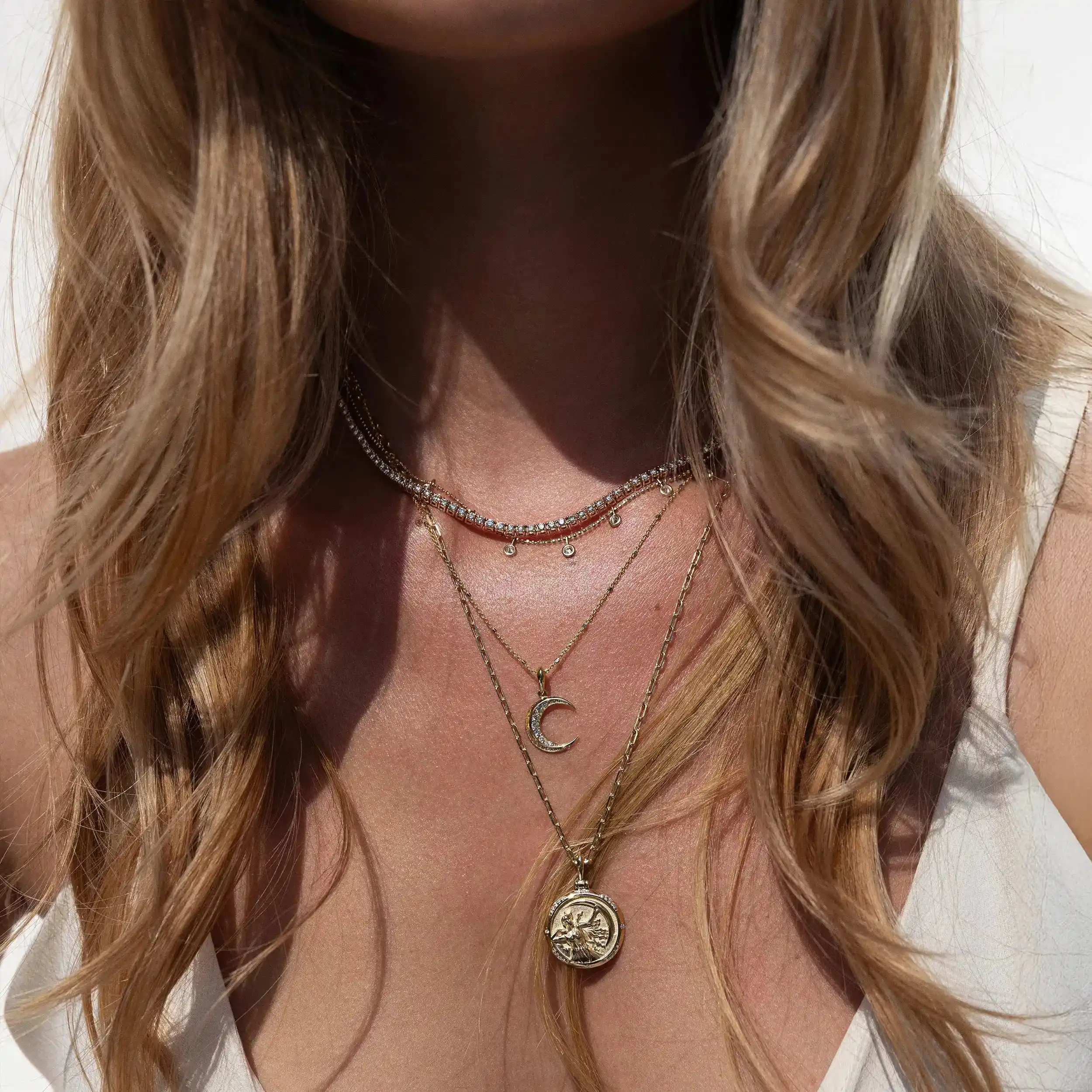 Diamond Twisted Moon Amulet - Image 6