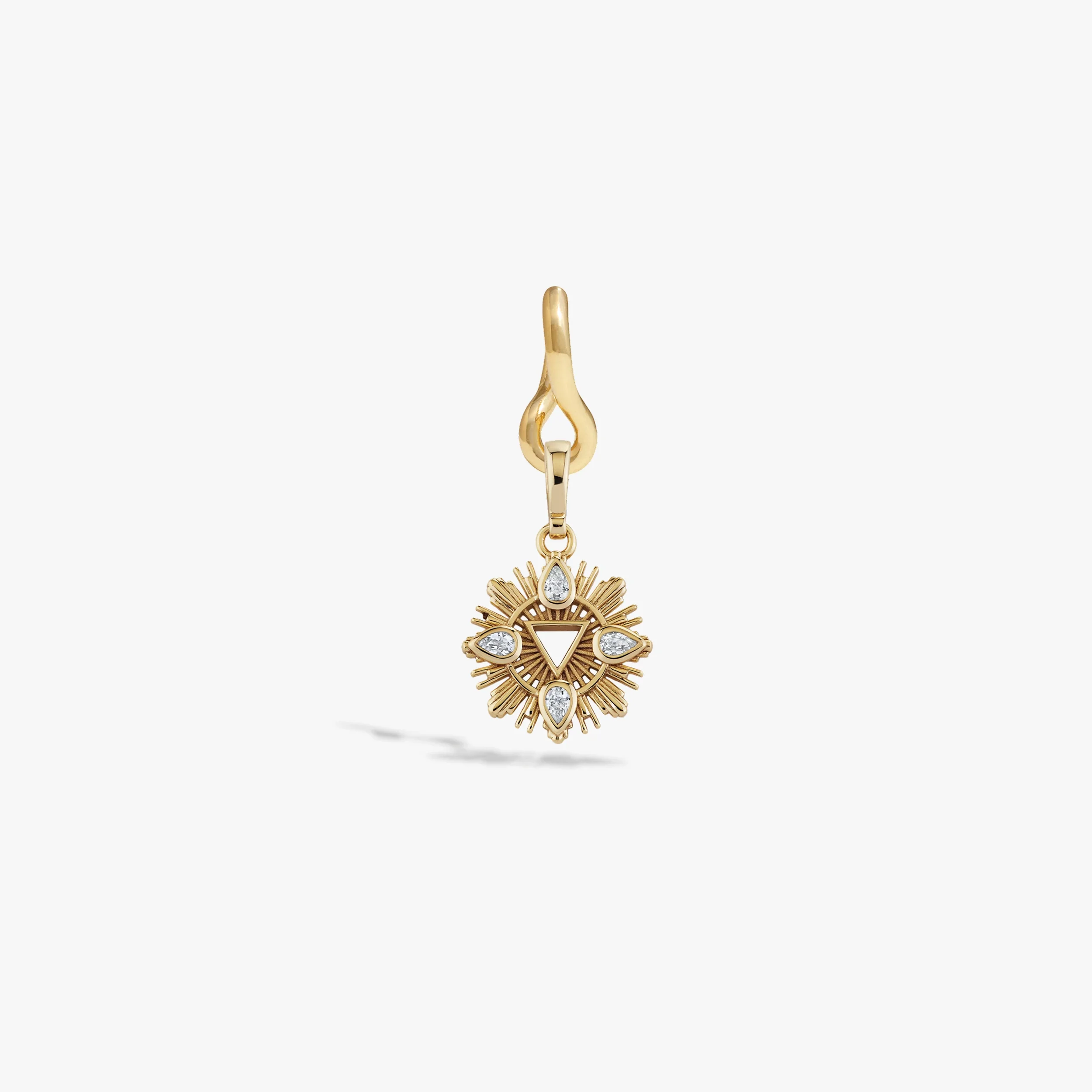 Single Mini Element Charm Hoop