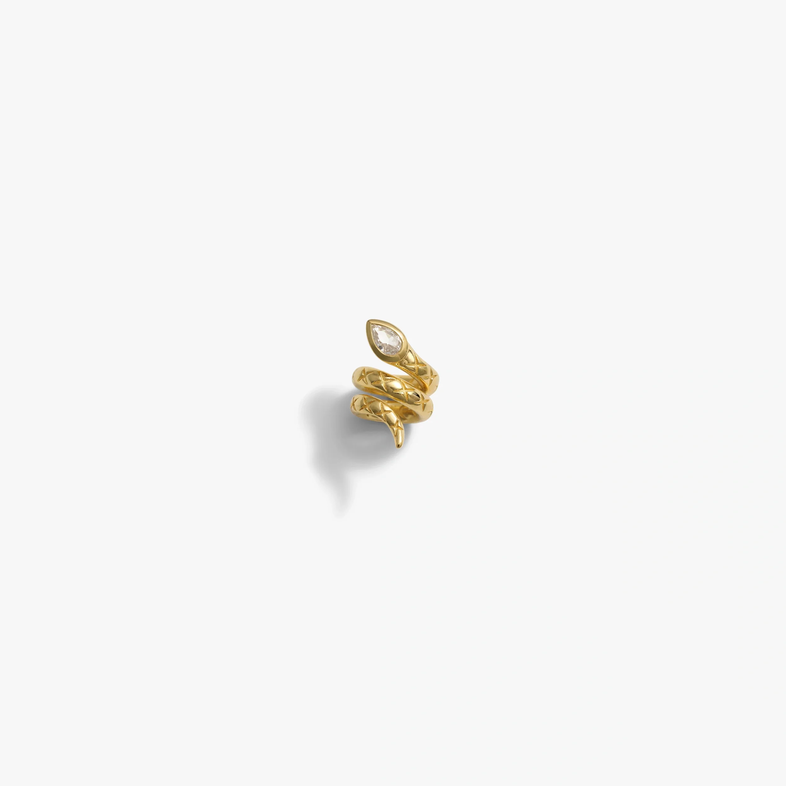 Sapphire Coiled Snake Slider