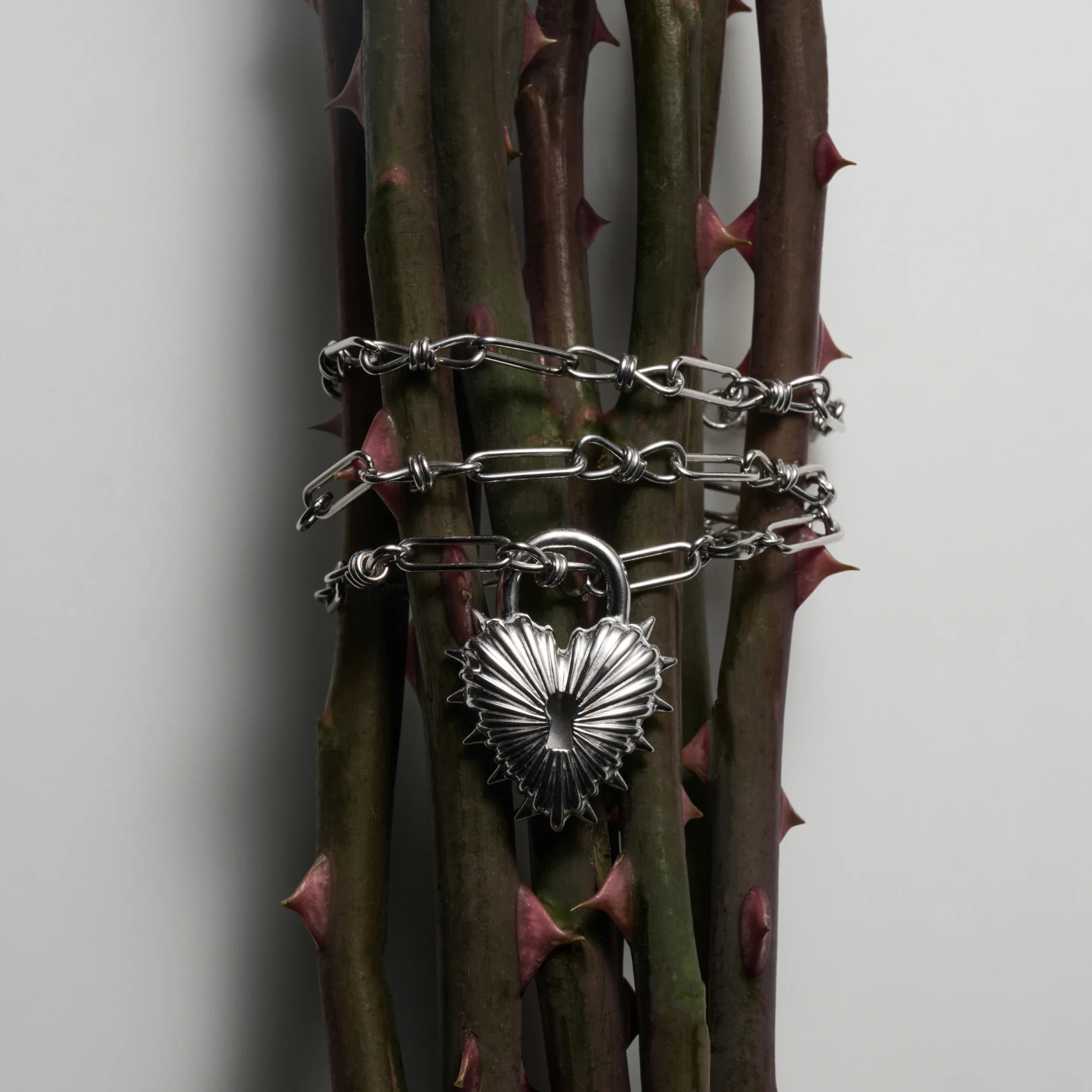 Spiked Heart Locket - Image 2