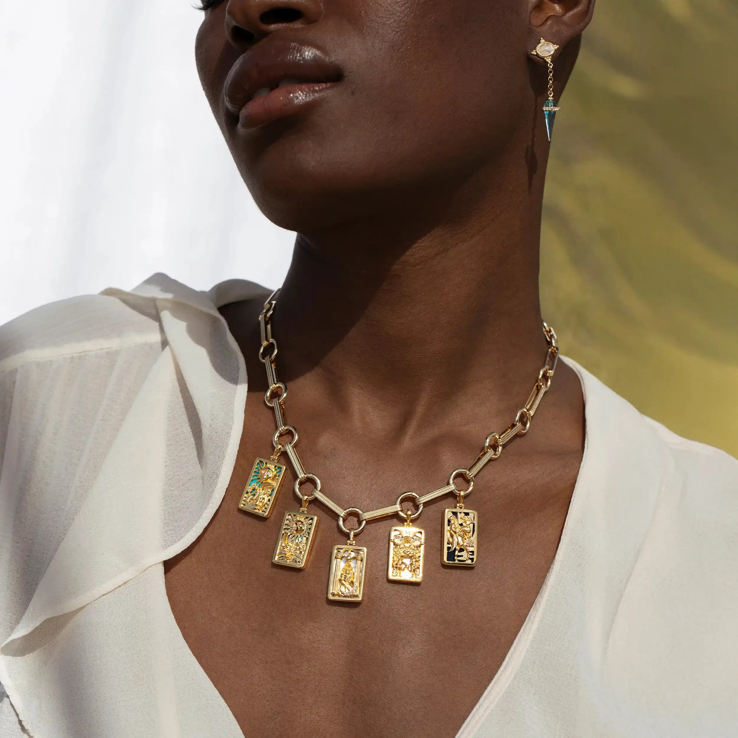 Tarot Bar Charm Necklace - Image 2
