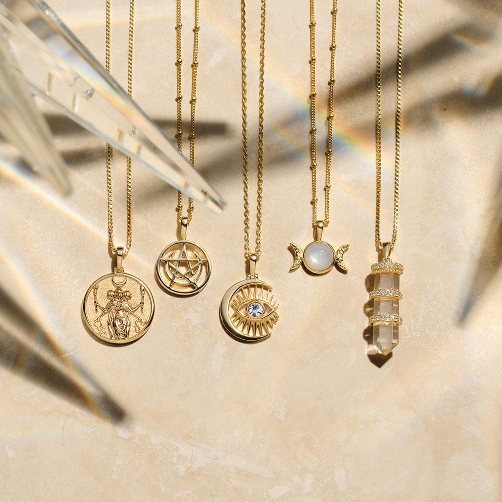 Mini Triple Moon Necklace - Image 6