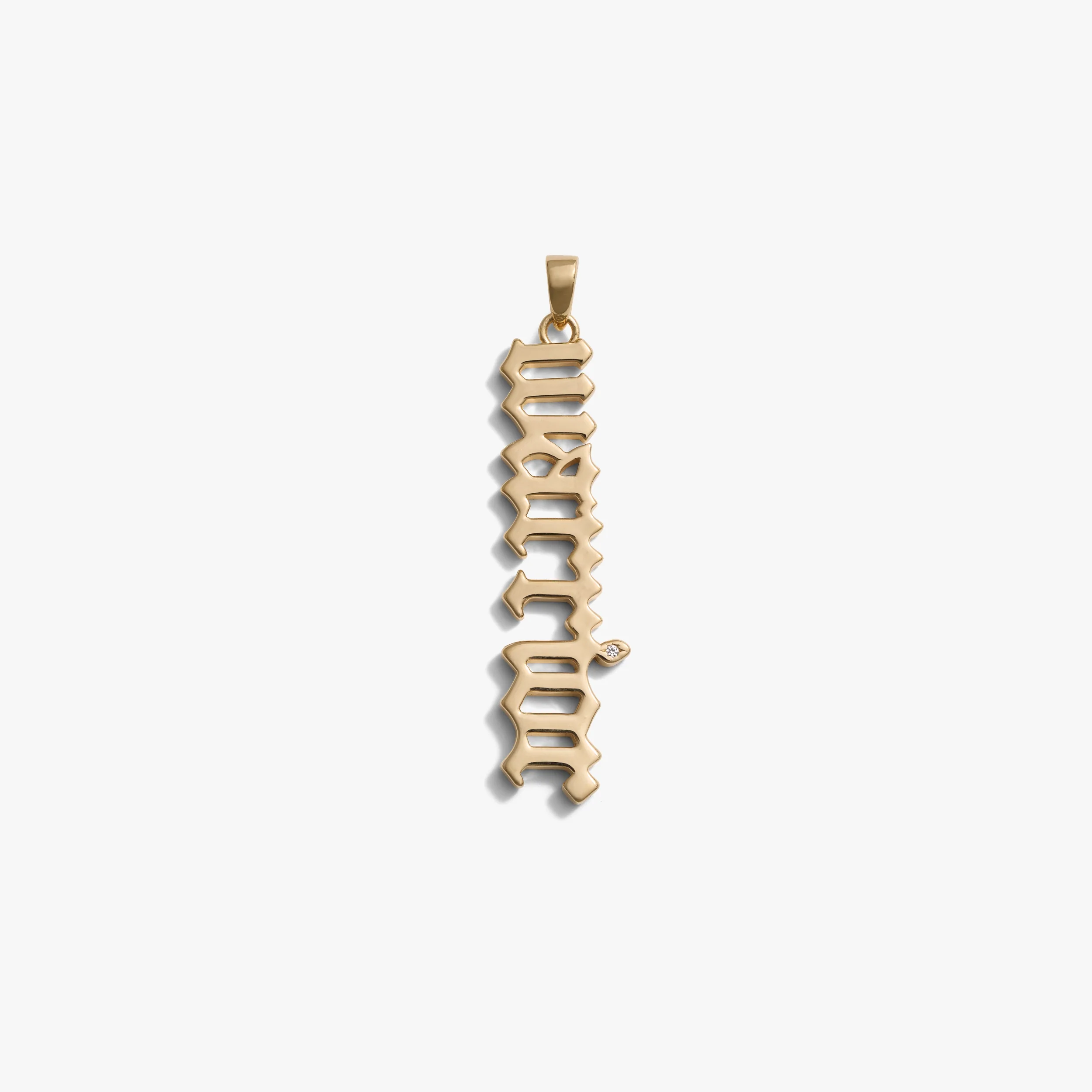 Warrior Nameplate Pendant
