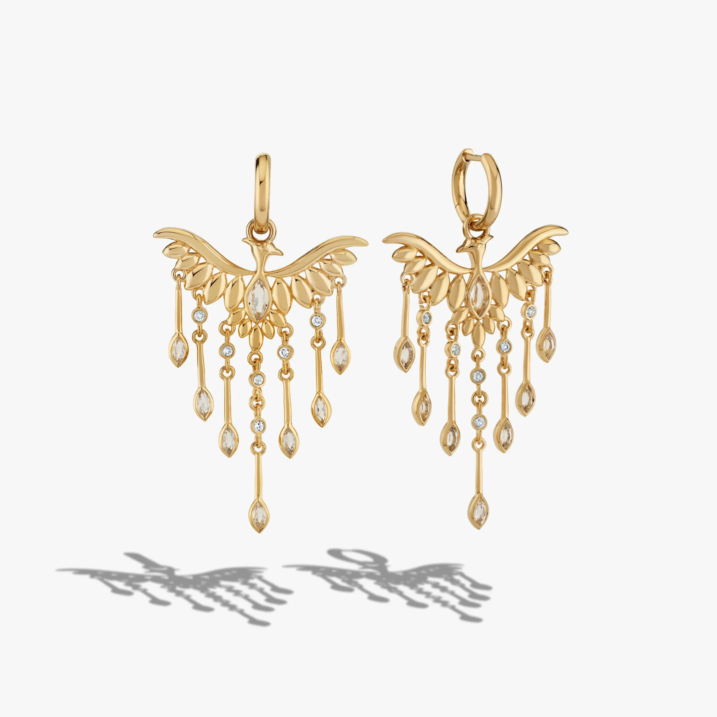 Chandelier Phoenix Drop Earrings
